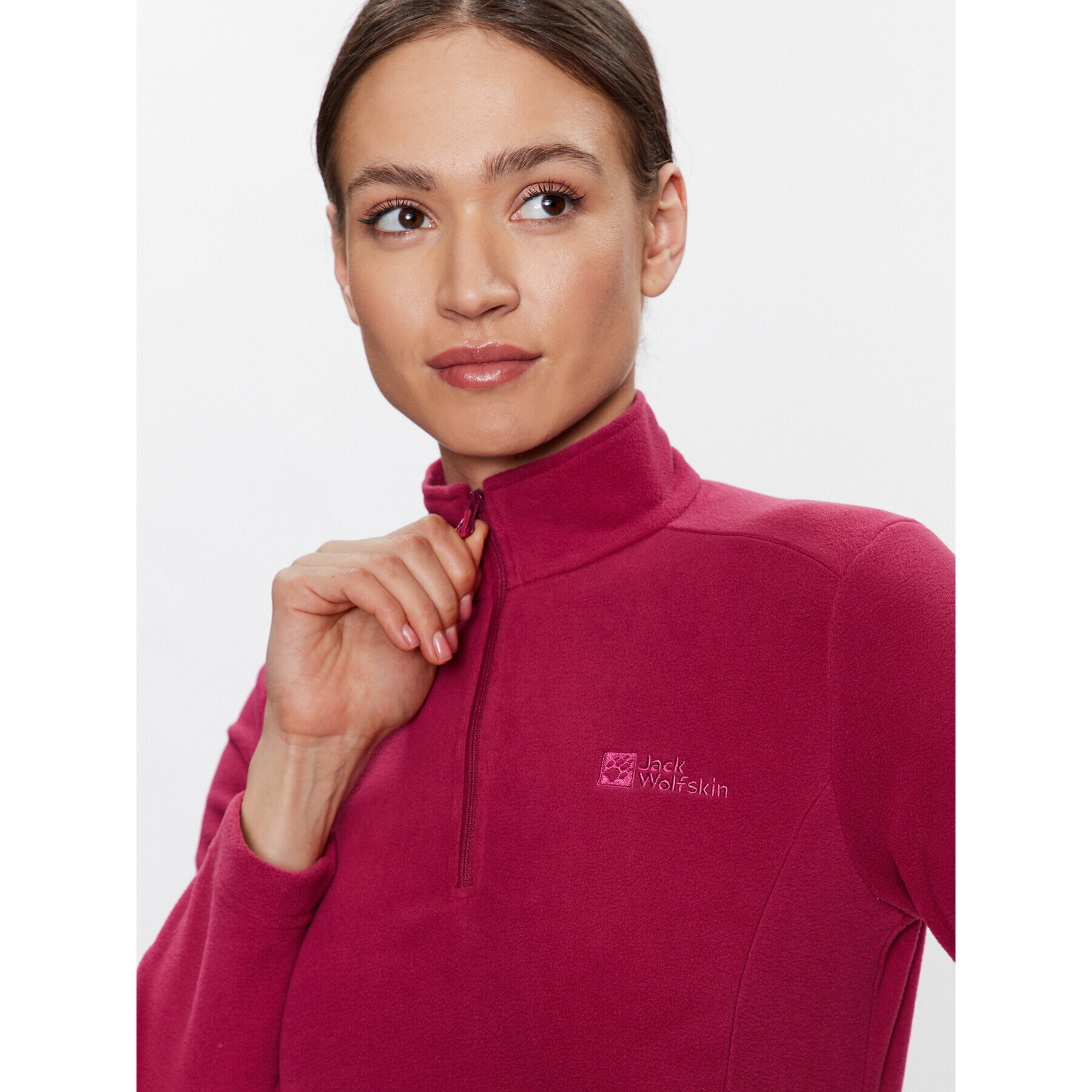 Jack Wolfskin Полар Taunus 1709532 Бордо Regular Fit - Pepit.bg