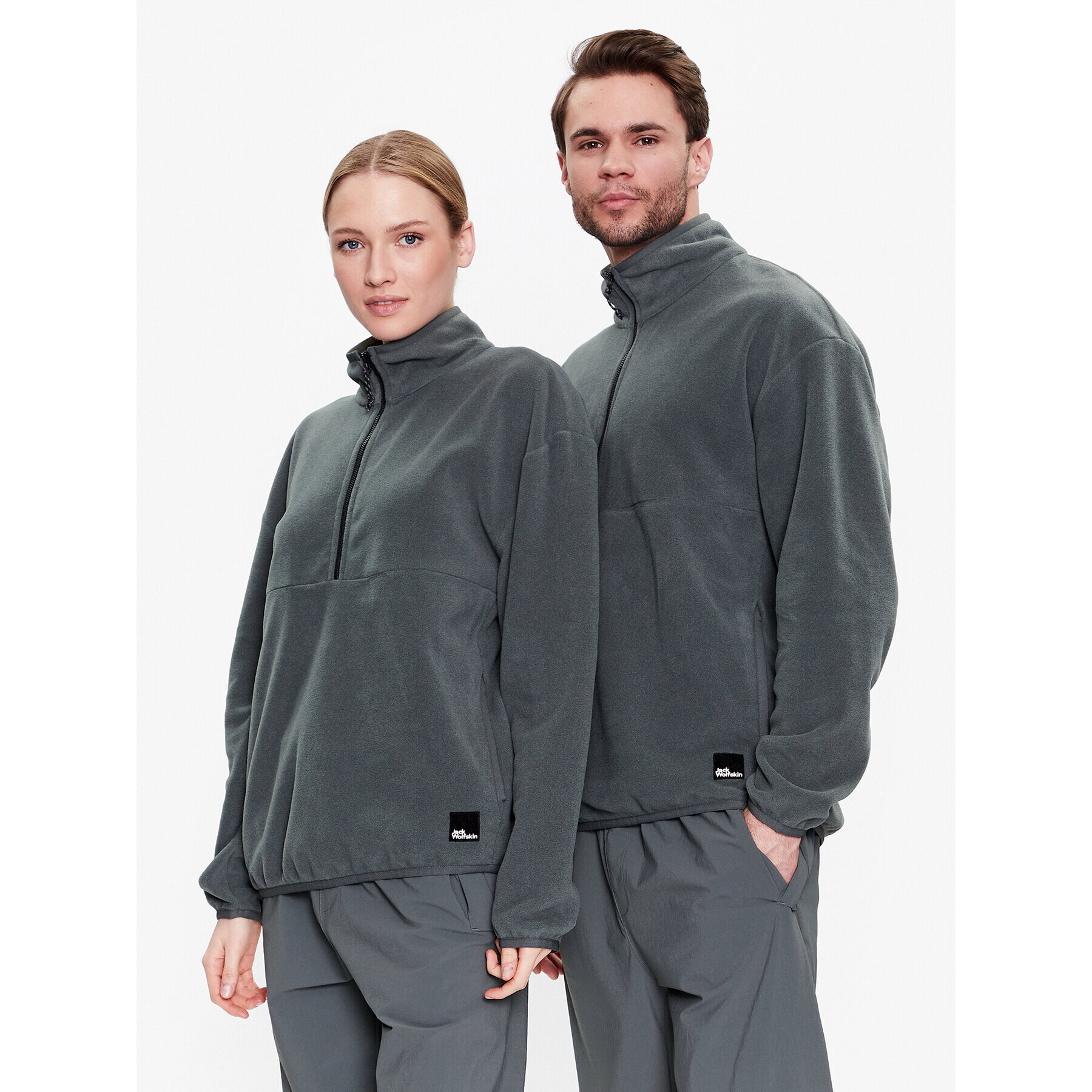 Jack Wolfskin Полар Unisex Bockenheim 1711091 Зелен Regular Fit - Pepit.bg