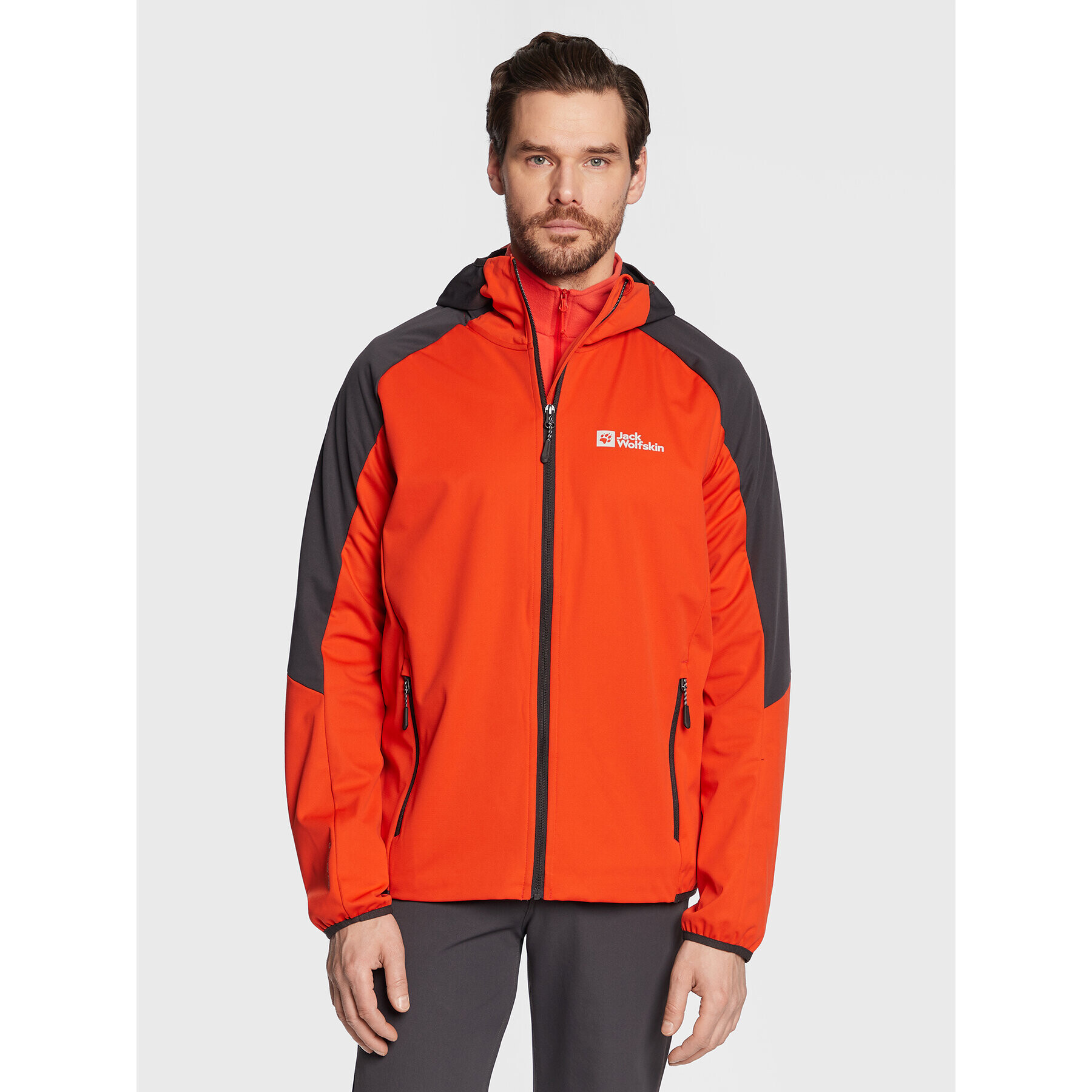 Jack Wolfskin Преходно яке Feldberg 1306922 Червен Regular Fit - Pepit.bg