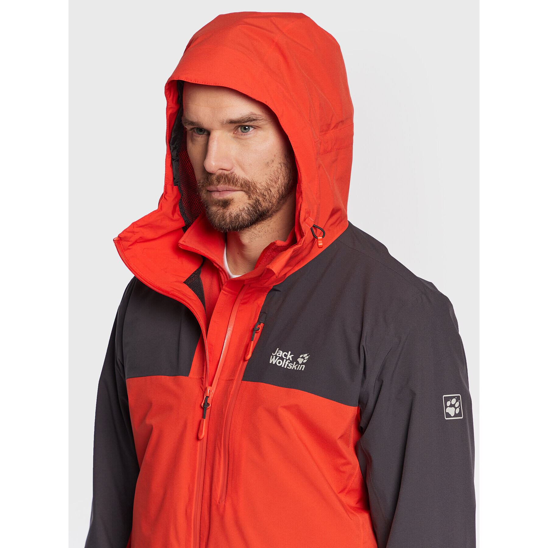 Jack Wolfskin Преходно яке Go Hike 1114051 Червен Regular Fit - Pepit.bg