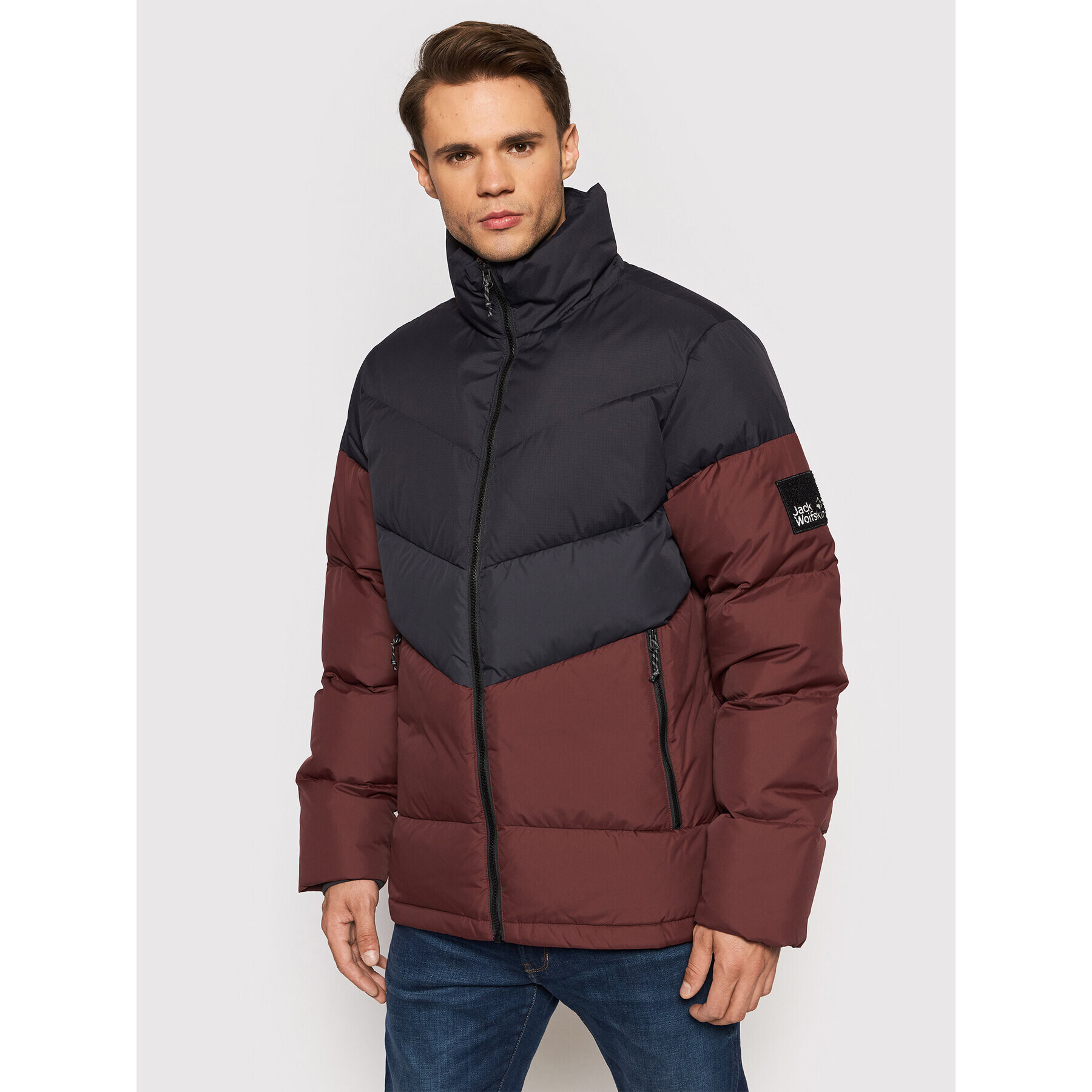 Jack Wolfskin Пухено яке 365 Fearless 1206421 Бордо Regular Fit - Pepit.bg