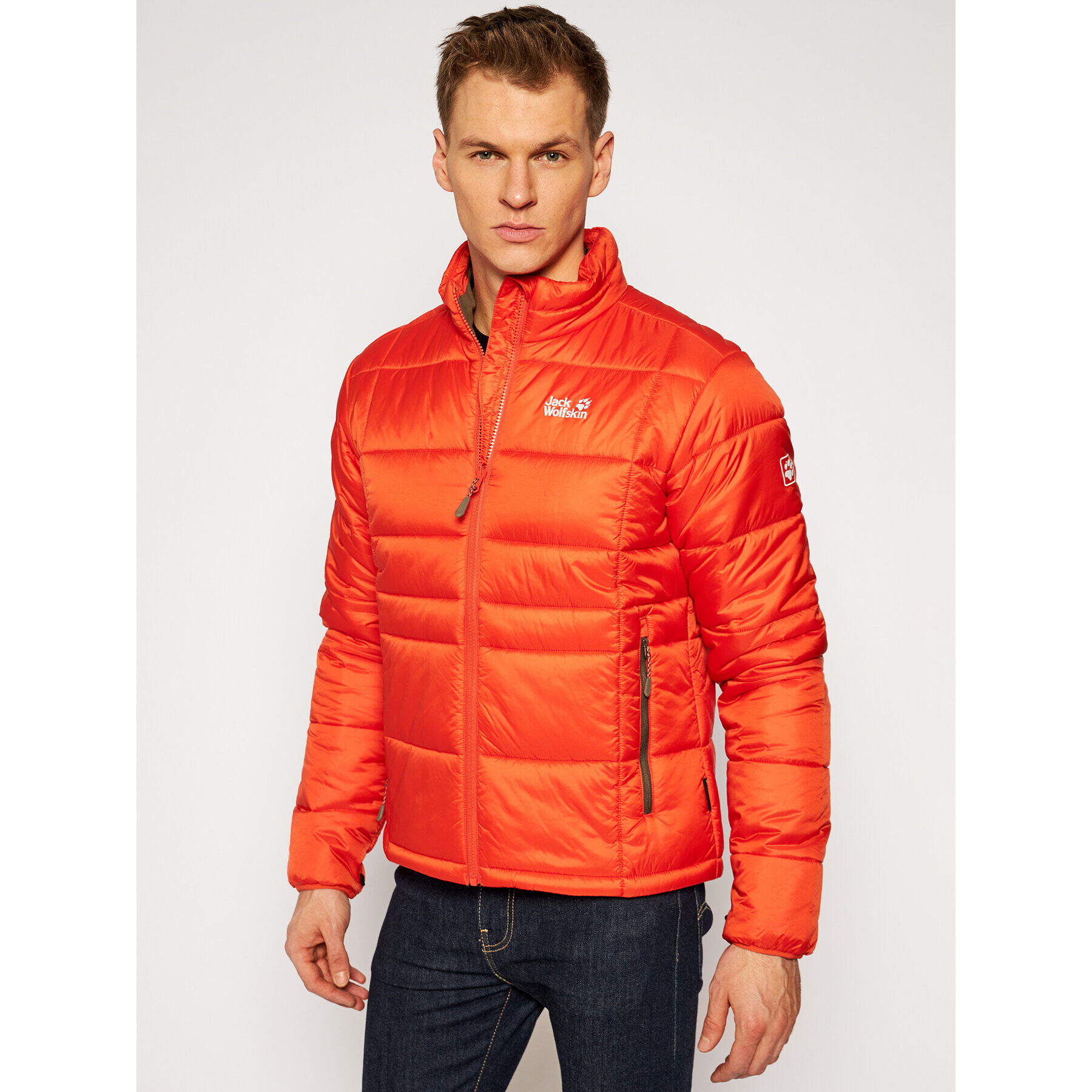 Jack Wolfskin Пухено яке Argon 1204882 Оранжев Regular Fit - Pepit.bg