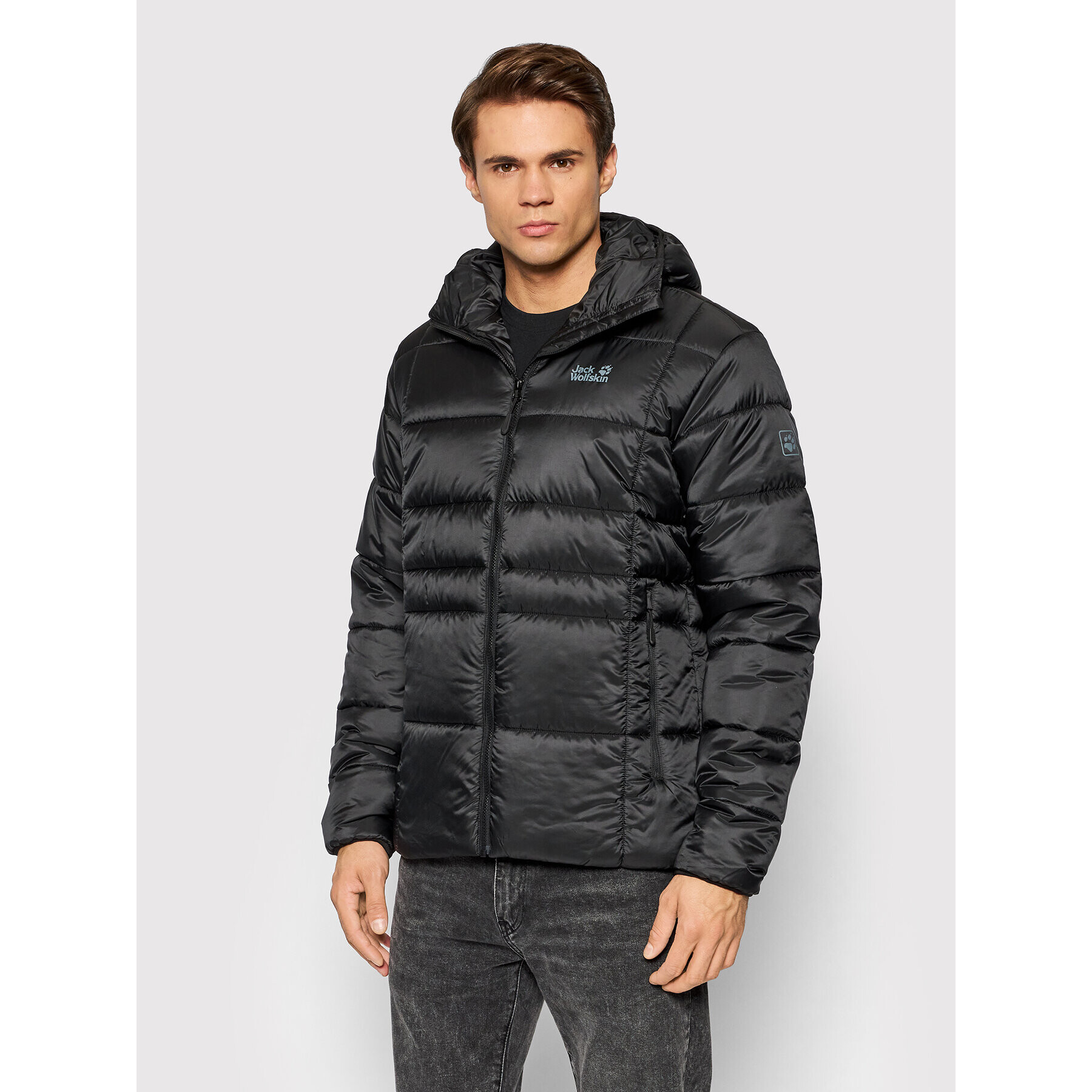 Jack Wolfskin Пухено яке Argon 1205302 Черен Regular Fit - Pepit.bg