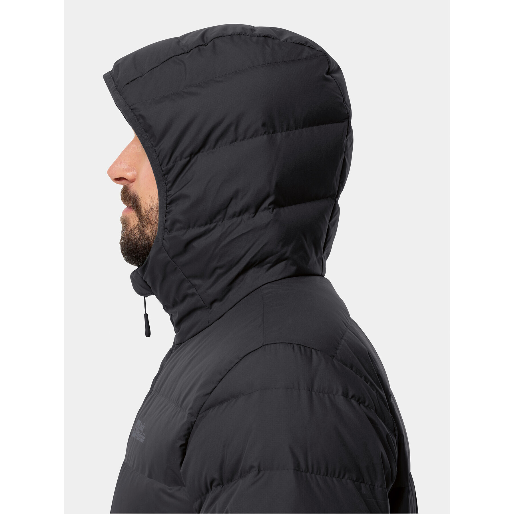 Jack Wolfskin Пухено яке Ather Down Hoody 1207671 Черен Regular Fit - Pepit.bg