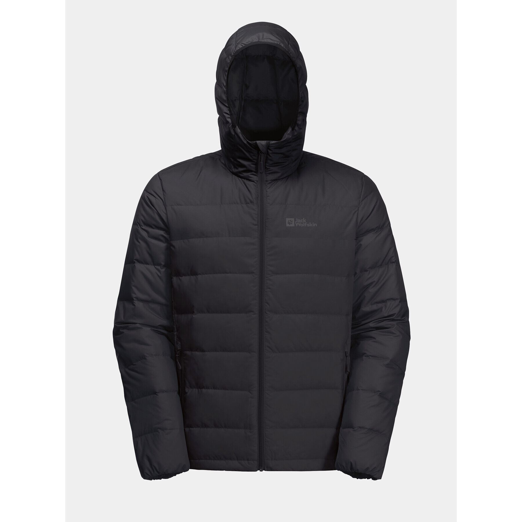 Jack Wolfskin Пухено яке Ather Down Hoody 1207671 Черен Regular Fit - Pepit.bg