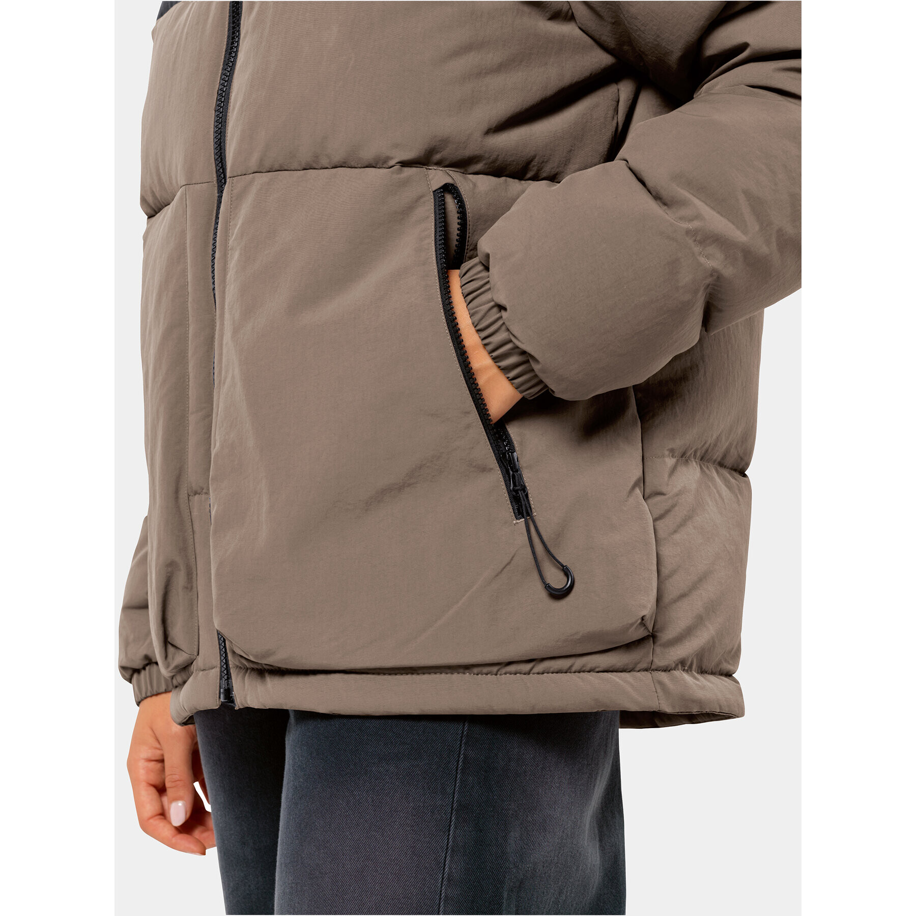 Jack Wolfskin Пухено яке Dellbrueck Jkt 1207561 Кафяв Regular Fit - Pepit.bg