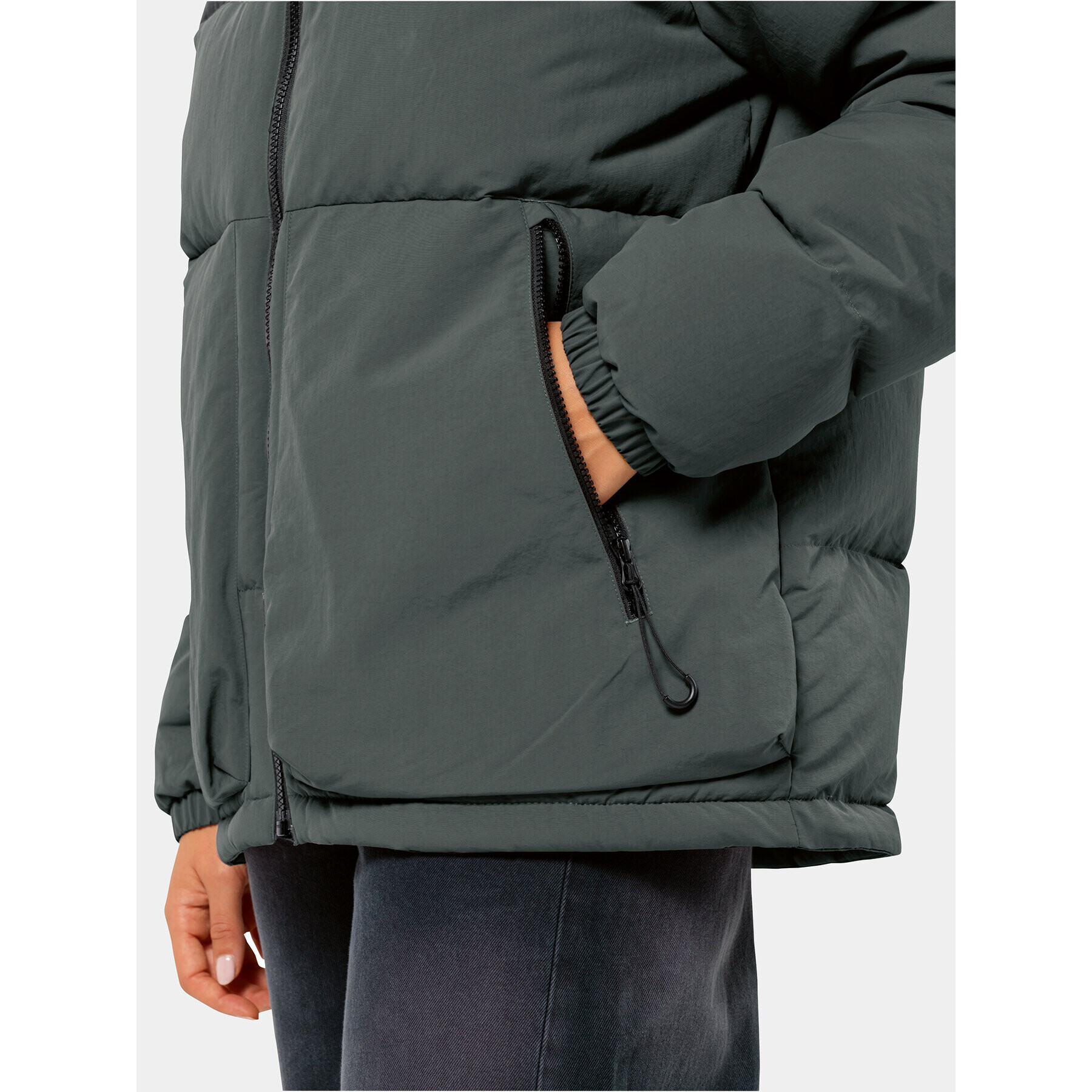 Jack Wolfskin Пухено яке Dellbrueck Jkt 1207561 Зелен Regular Fit - Pepit.bg