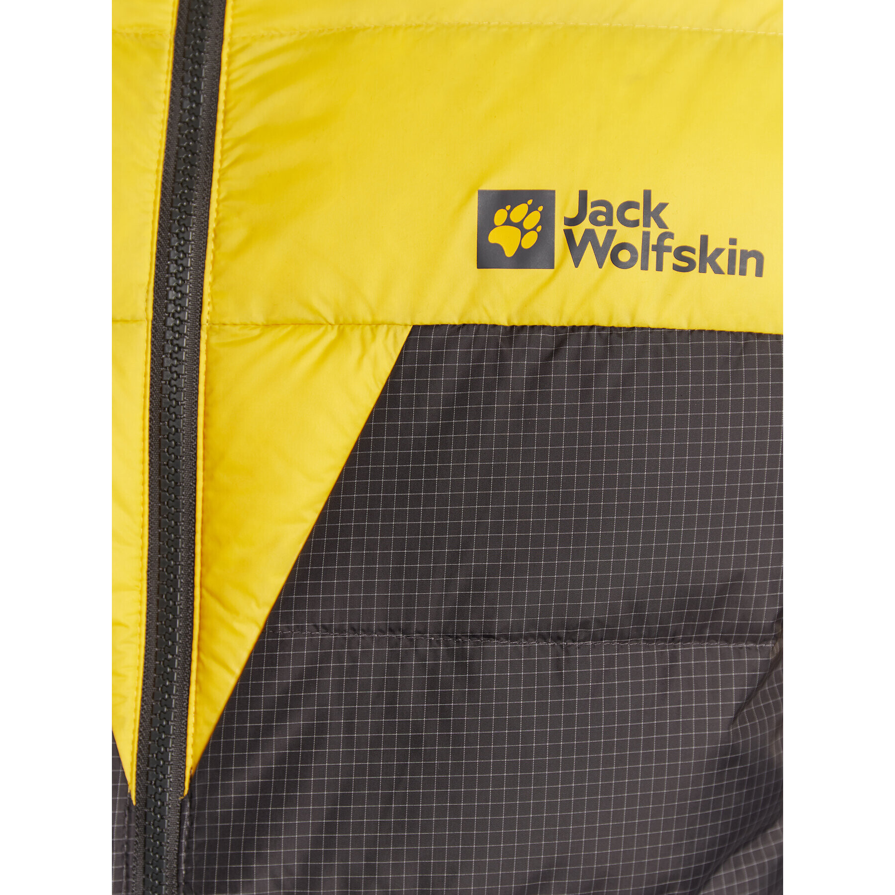 Jack Wolfskin Пухено яке Dna Tundra 1206612 Жълт Regular Fit - Pepit.bg