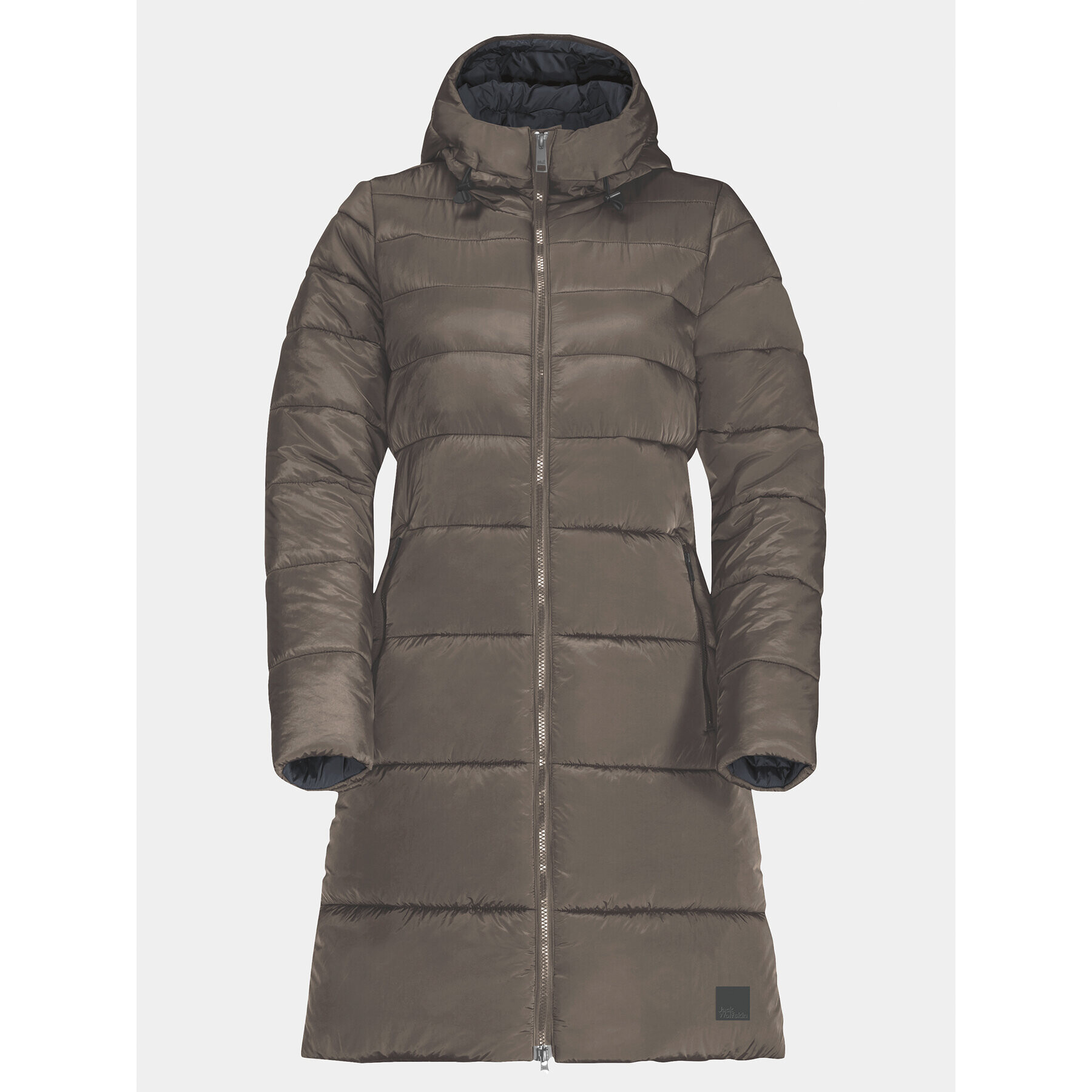 Jack Wolfskin Пухено яке Eisbach Coat 1206981 Кафяв Regular Fit - Pepit.bg