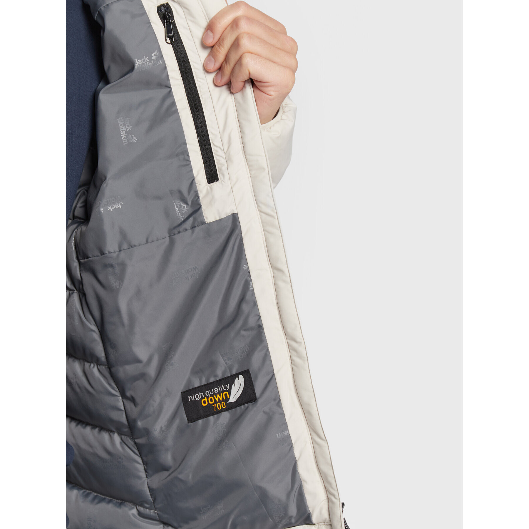 Jack Wolfskin Пухено яке Fairmont 1203591 Екрю Regular Fit - Pepit.bg