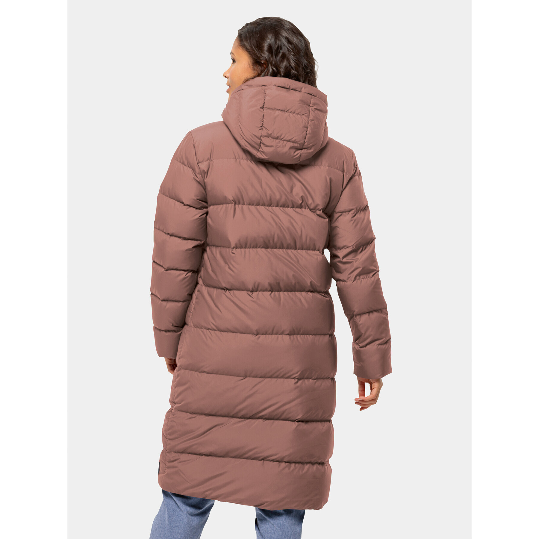 Jack Wolfskin Пухено яке Frozen Palace Coat 1204133 Бордо Regular Fit - Pepit.bg