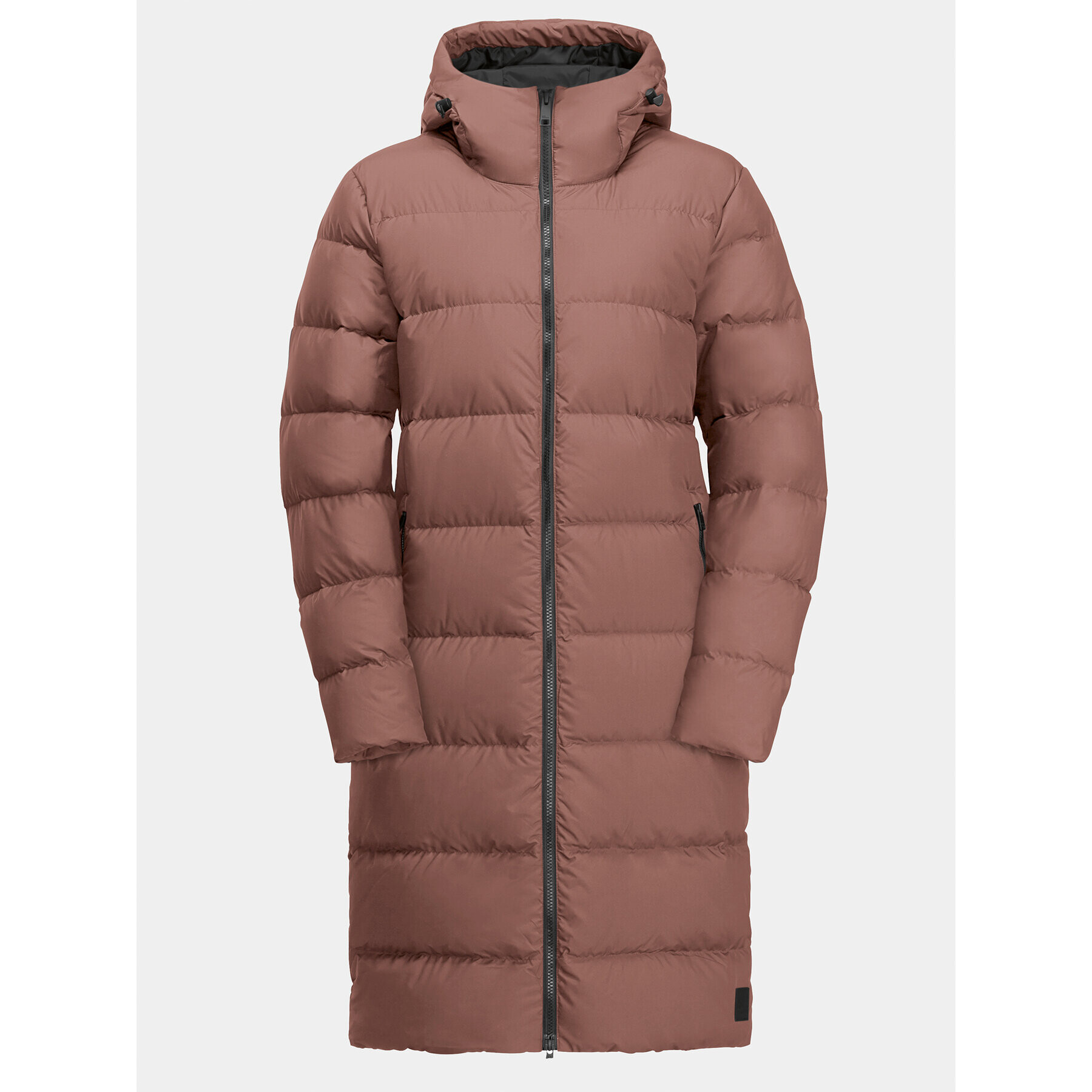 Jack Wolfskin Пухено яке Frozen Palace Coat 1204133 Бордо Regular Fit - Pepit.bg