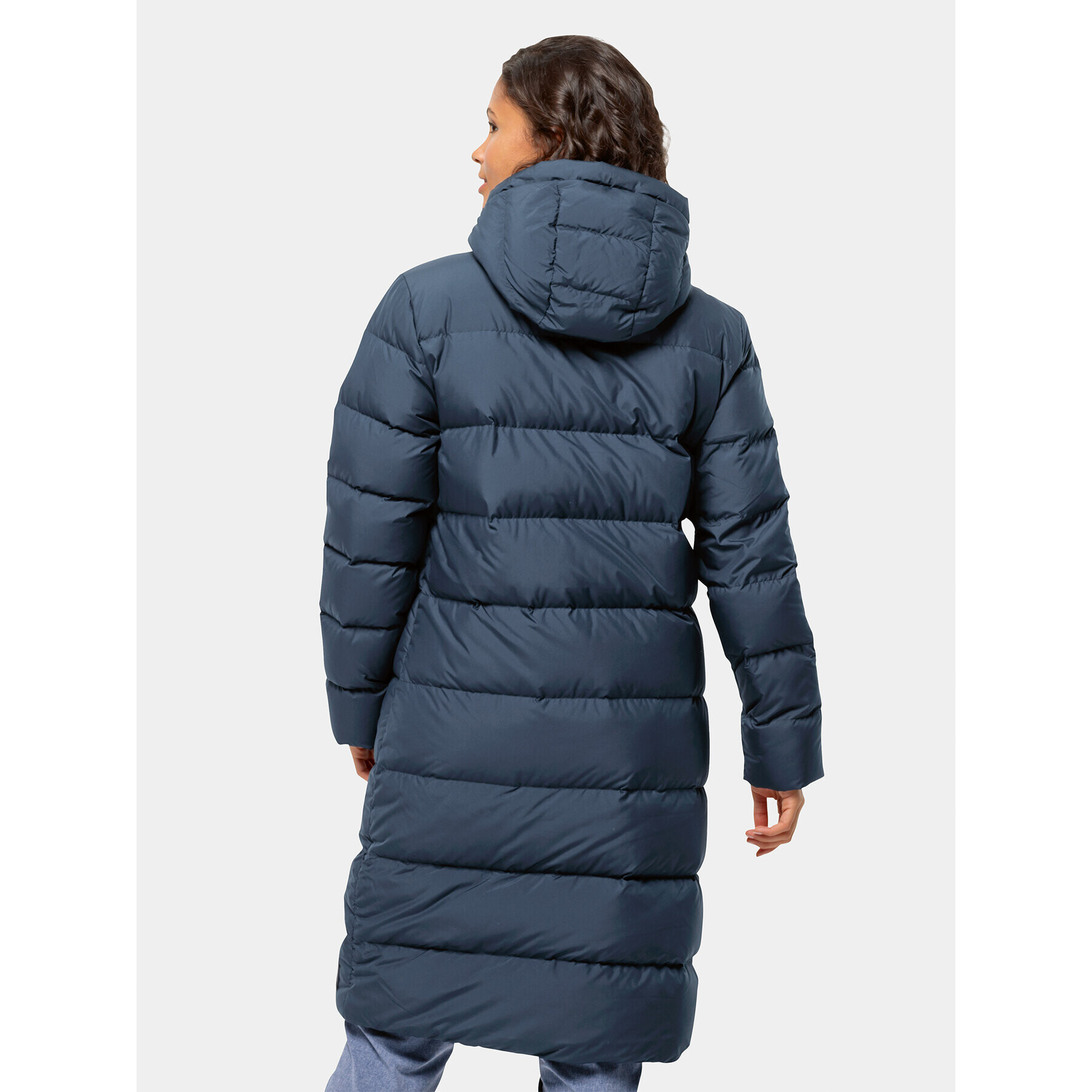 Jack Wolfskin Пухено яке Frozen Palace Coat 1204133 Тъмносин Regular Fit - Pepit.bg