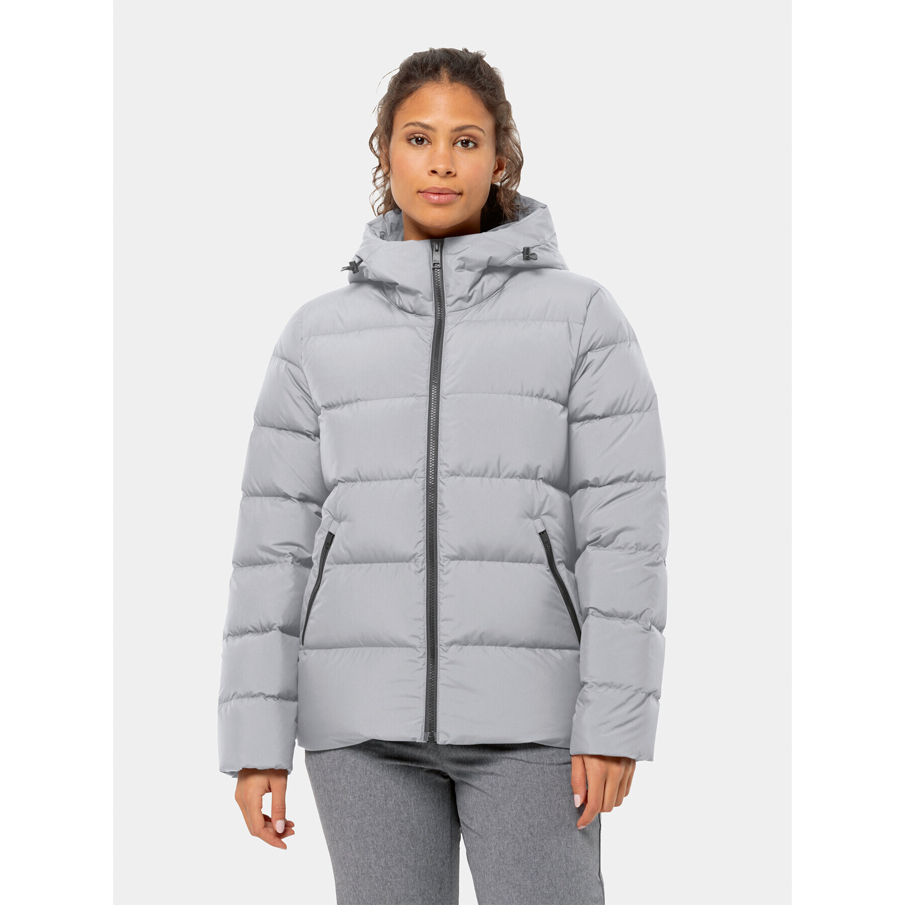 Jack Wolfskin Пухено яке Frozen Palace Jacket 1204913 Сив Regular Fit - Pepit.bg