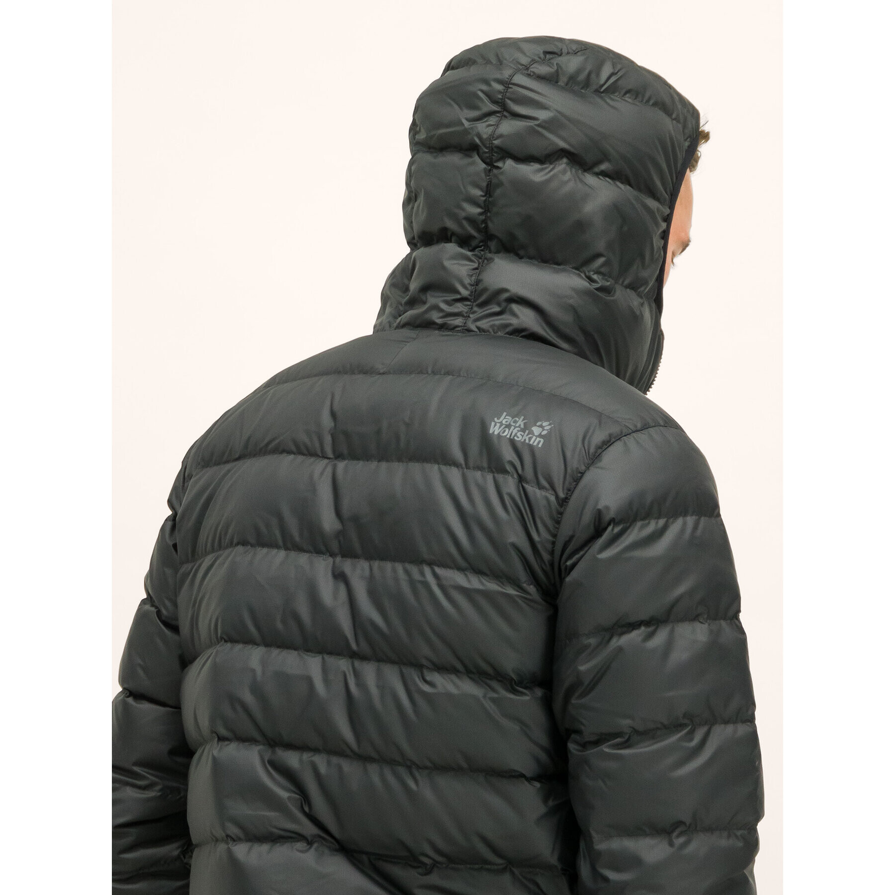 Jack Wolfskin Пухено яке Helium 1200573 Черен Regular Fit - Pepit.bg