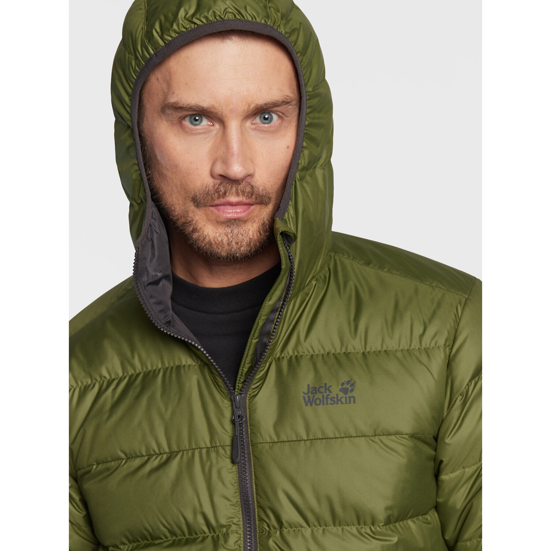 Jack Wolfskin Пухено яке Helium 1200573 Зелен Regular Fit - Pepit.bg