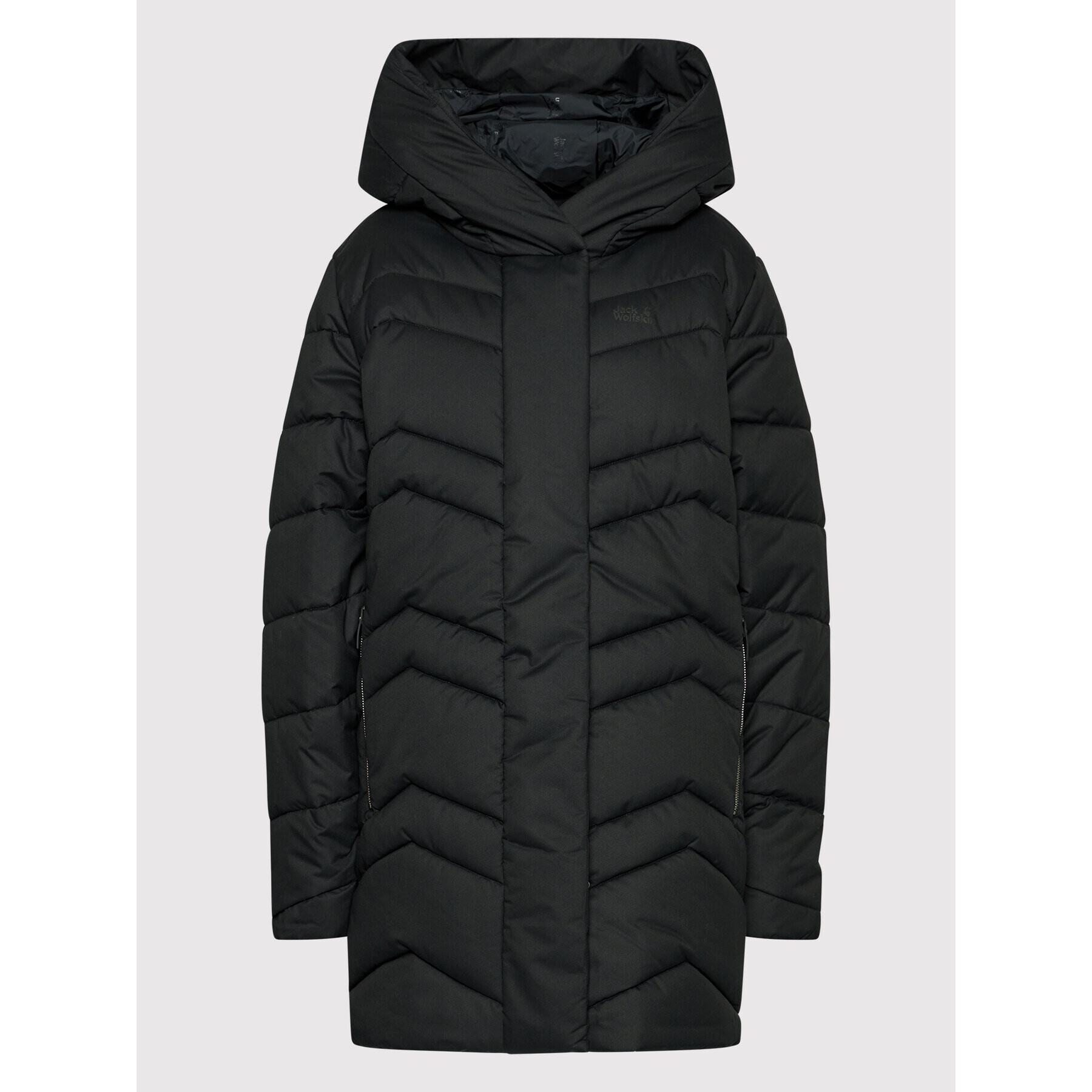 Jack Wolfskin Пухено яке Kyoto 1204943 Черен Regular Fit - Pepit.bg