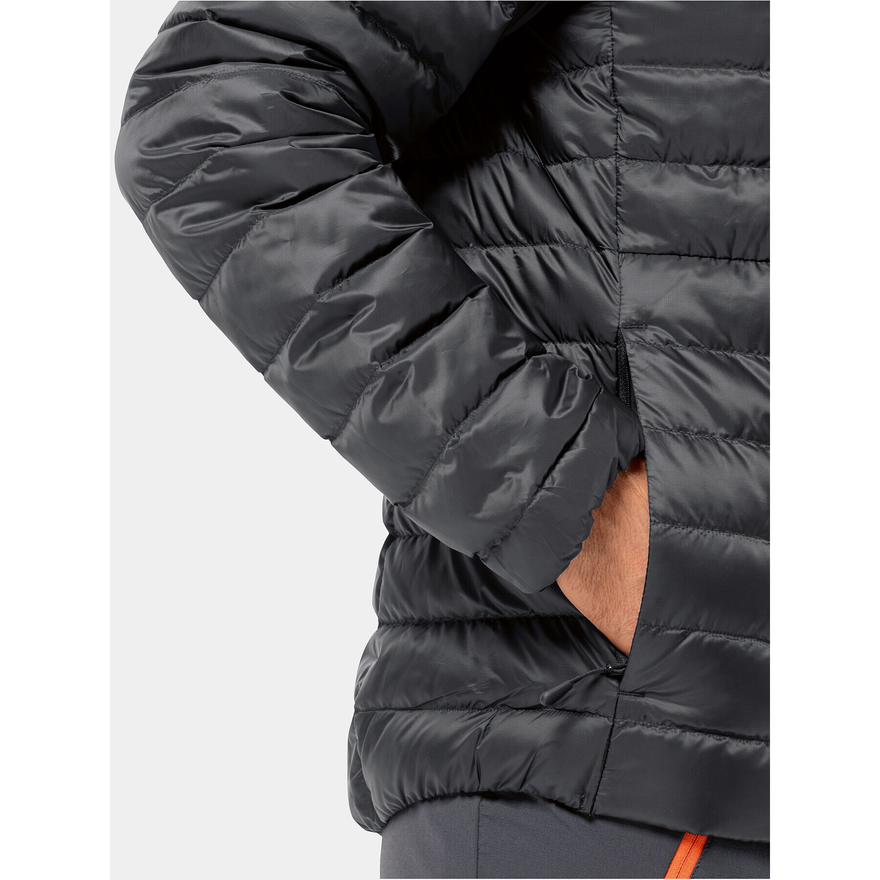 Jack Wolfskin Пухено яке Pilvi Down Jkt 1207701 Черен Regular Fit - Pepit.bg