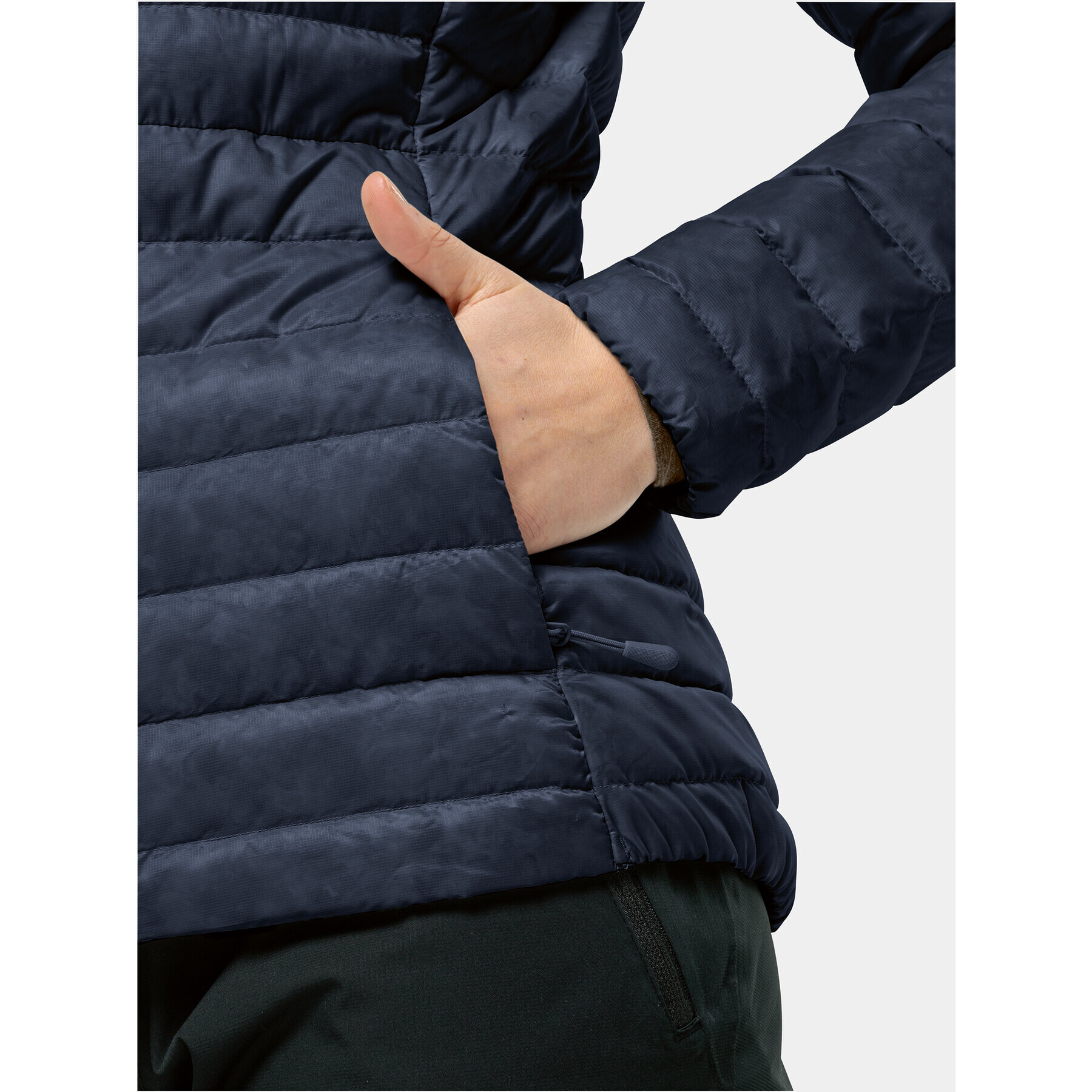 Jack Wolfskin Пухено яке Pilvi Down Jkt 1207761 Тъмносин Regular Fit - Pepit.bg