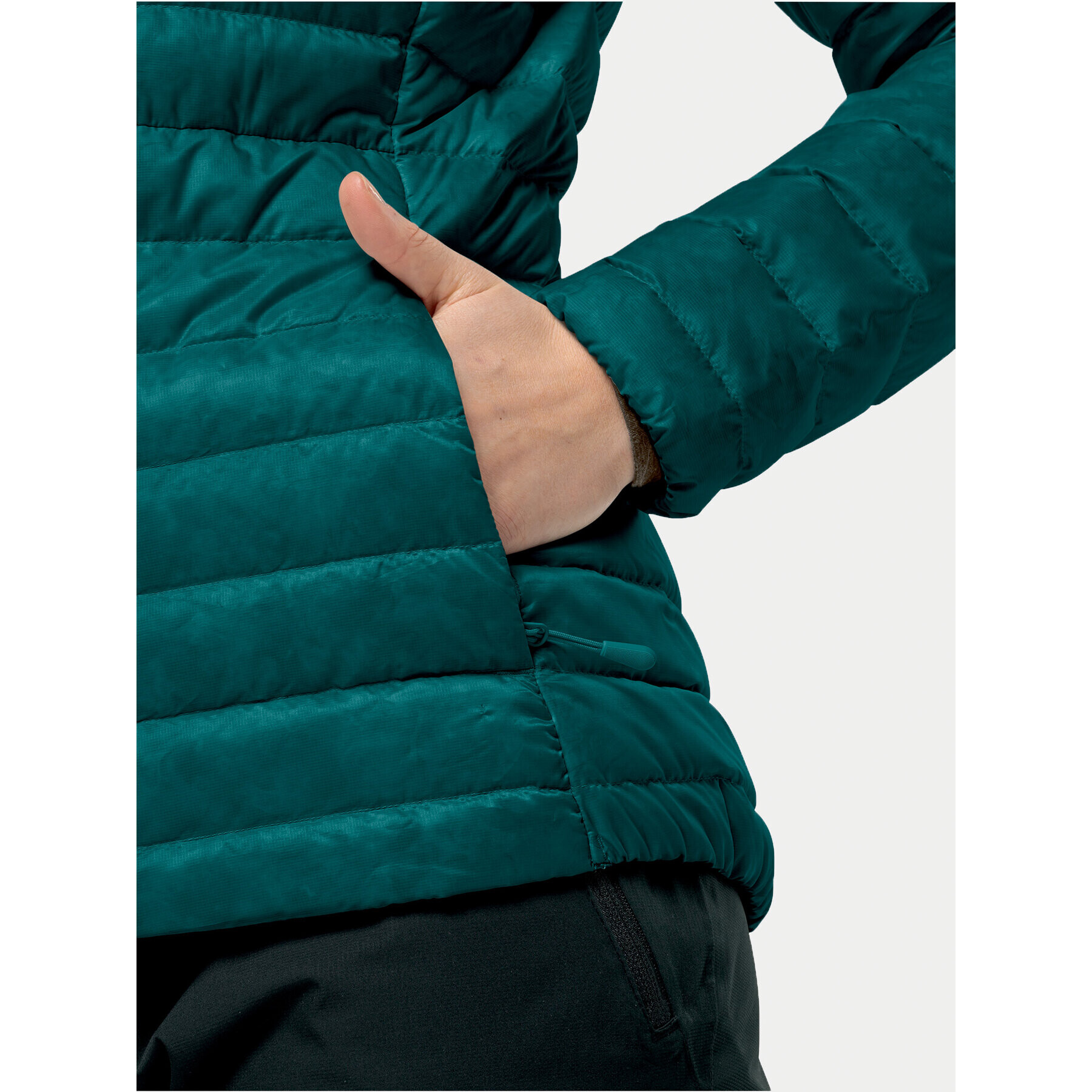 Jack Wolfskin Пухено яке Pilvi Down Jkt 1207761 Зелен Regular Fit - Pepit.bg