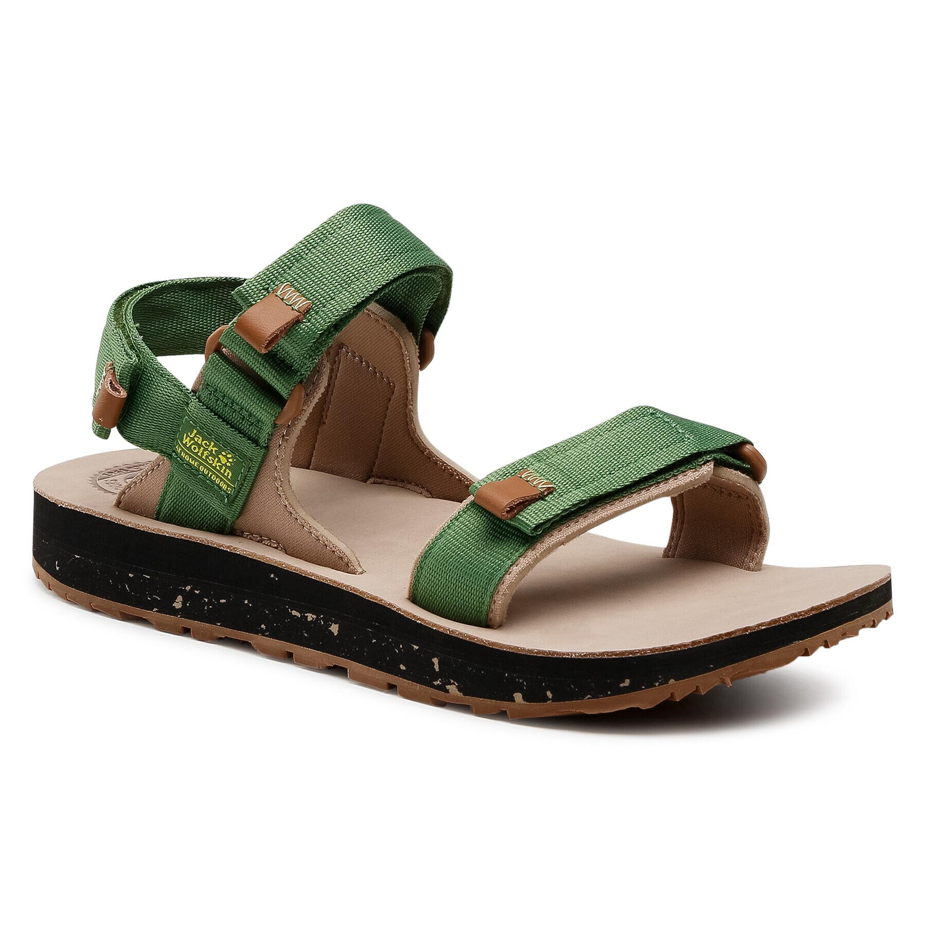 Jack Wolfskin Сандали Outfreshy Deluxe Sandal M 4039431 Зелен - Pepit.bg