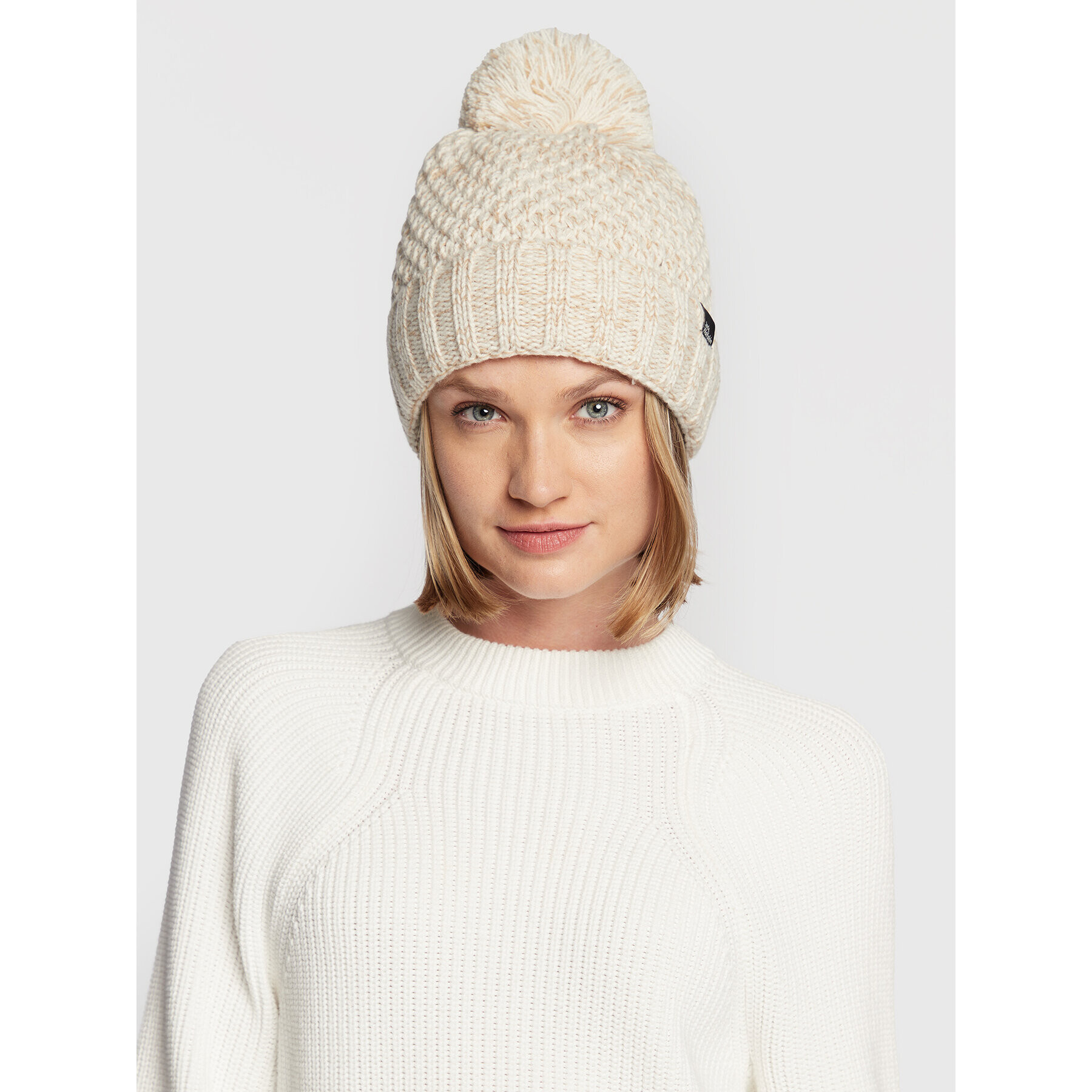 Jack Wolfskin Шапка Highloft Knit 1908011 Бежов - Pepit.bg