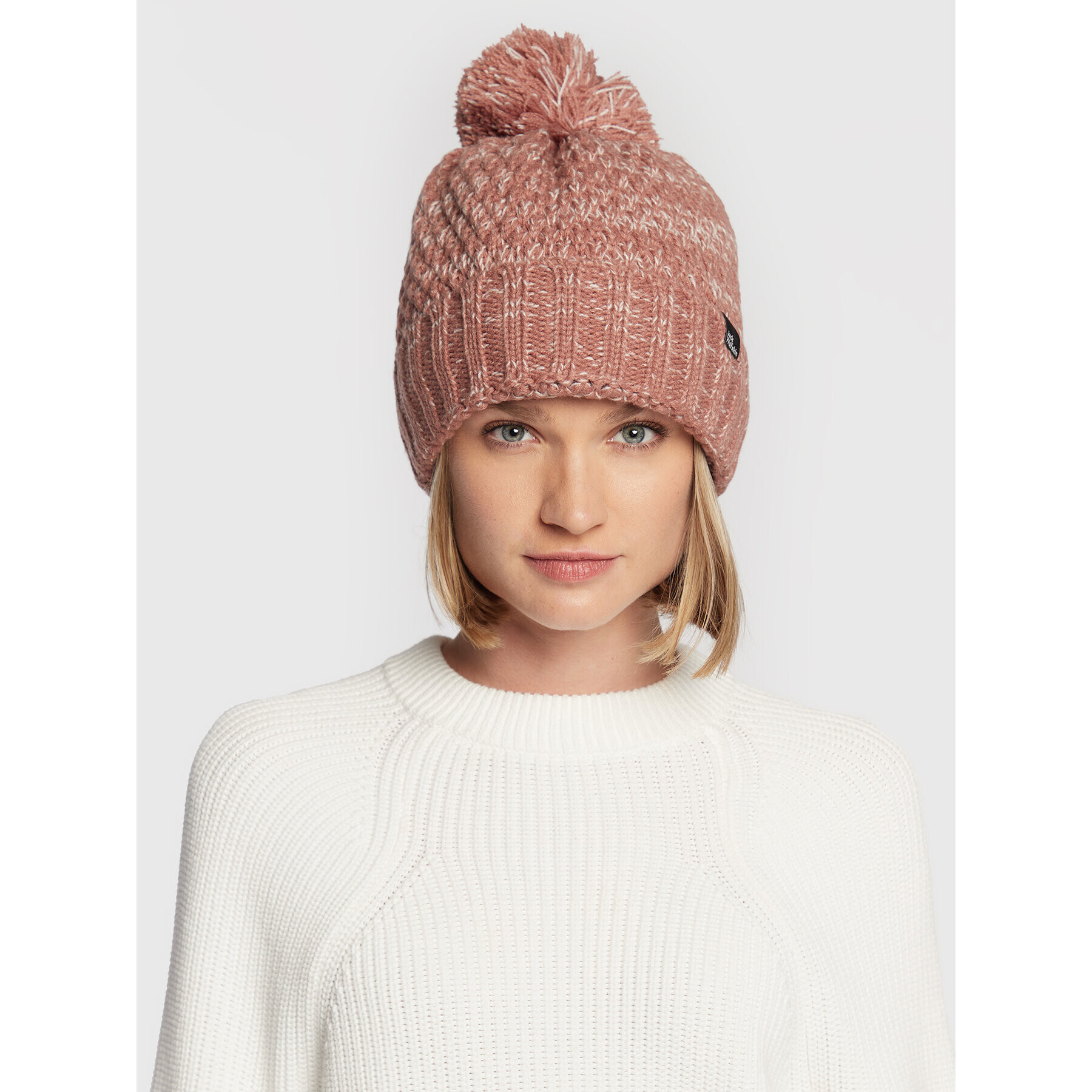Jack Wolfskin Шапка Highloft Knit 1908011 Розов - Pepit.bg