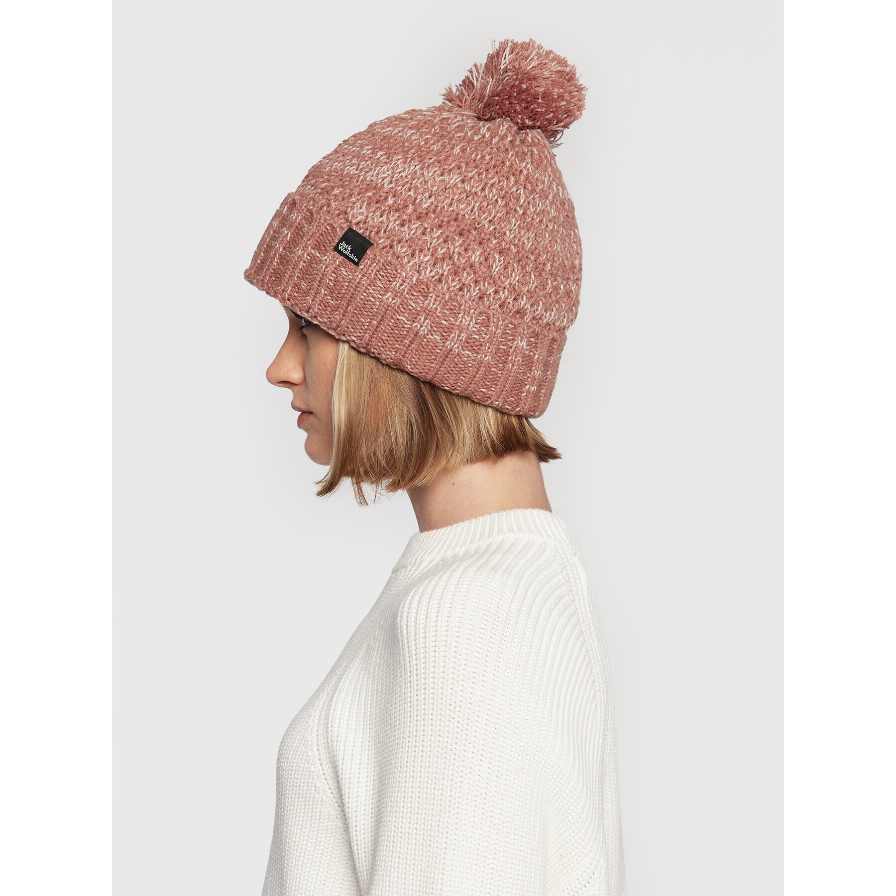 Jack Wolfskin Шапка Highloft Knit 1908011 Розов - Pepit.bg