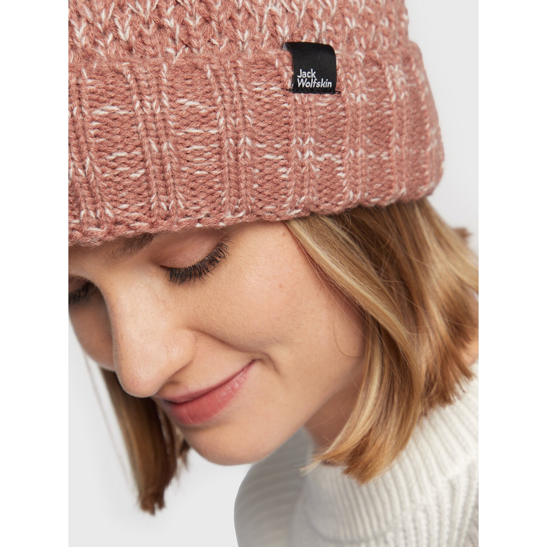 Jack Wolfskin Шапка Highloft Knit 1908011 Розов - Pepit.bg