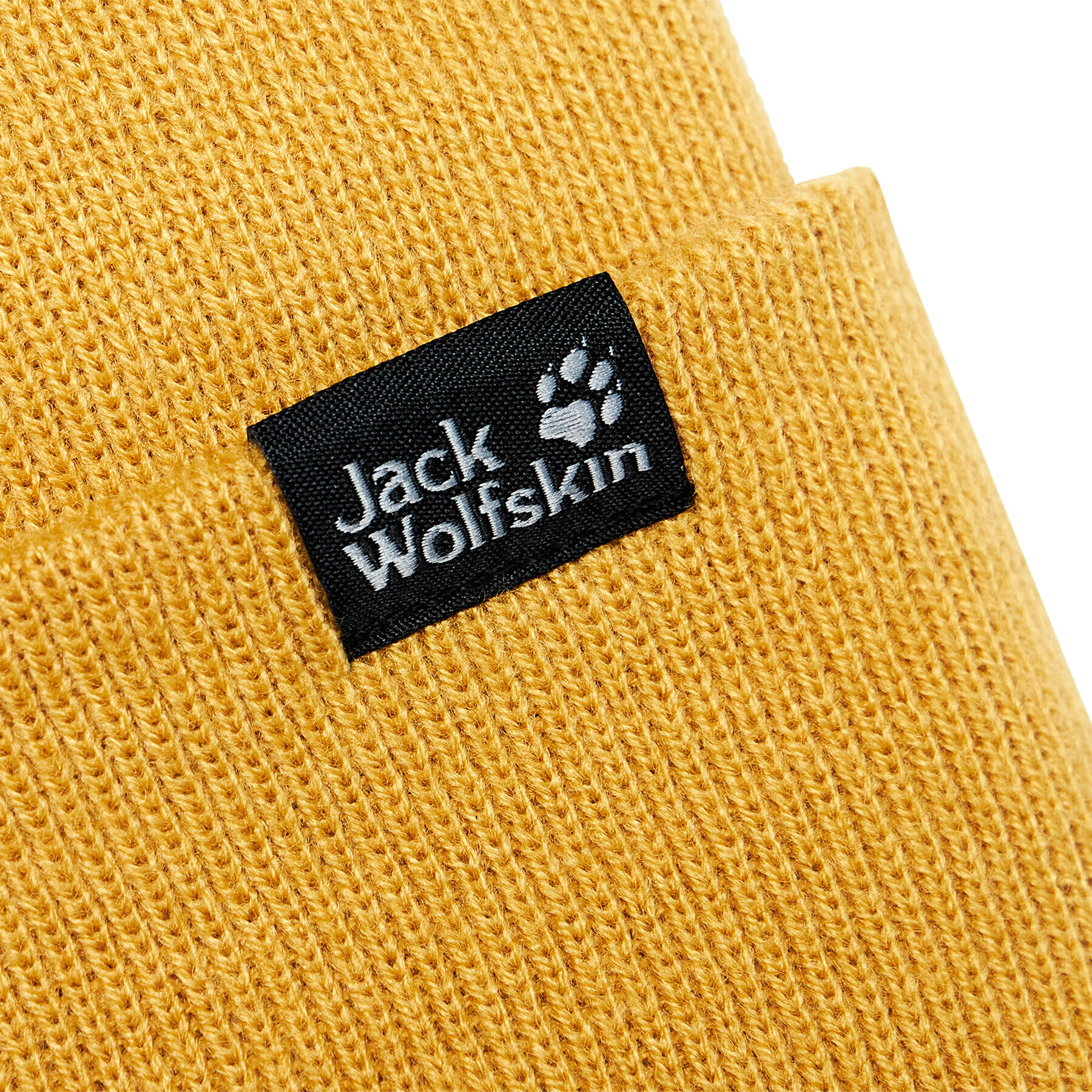 Jack Wolfskin Шапка Rib 1903891 Жълт - Pepit.bg