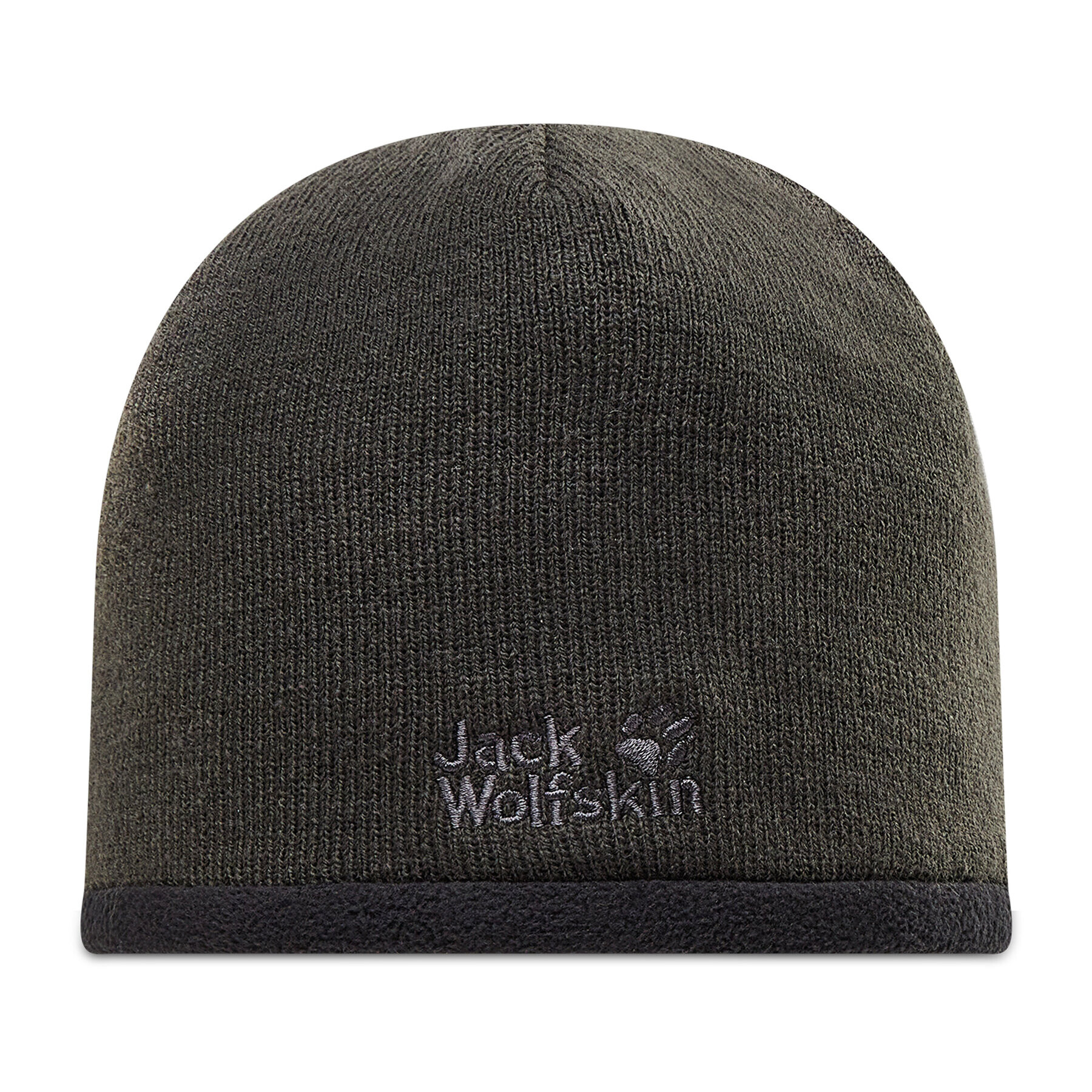 Jack Wolfskin Шапка Stormlock Logo Knit Cap 1910371-6350 Сив - Pepit.bg