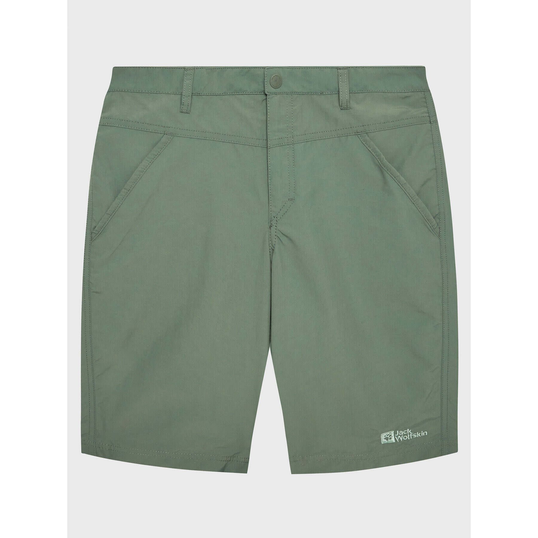 Jack Wolfskin Шорти от плат Sun 1605614 S Зелен Regular Fit - Pepit.bg