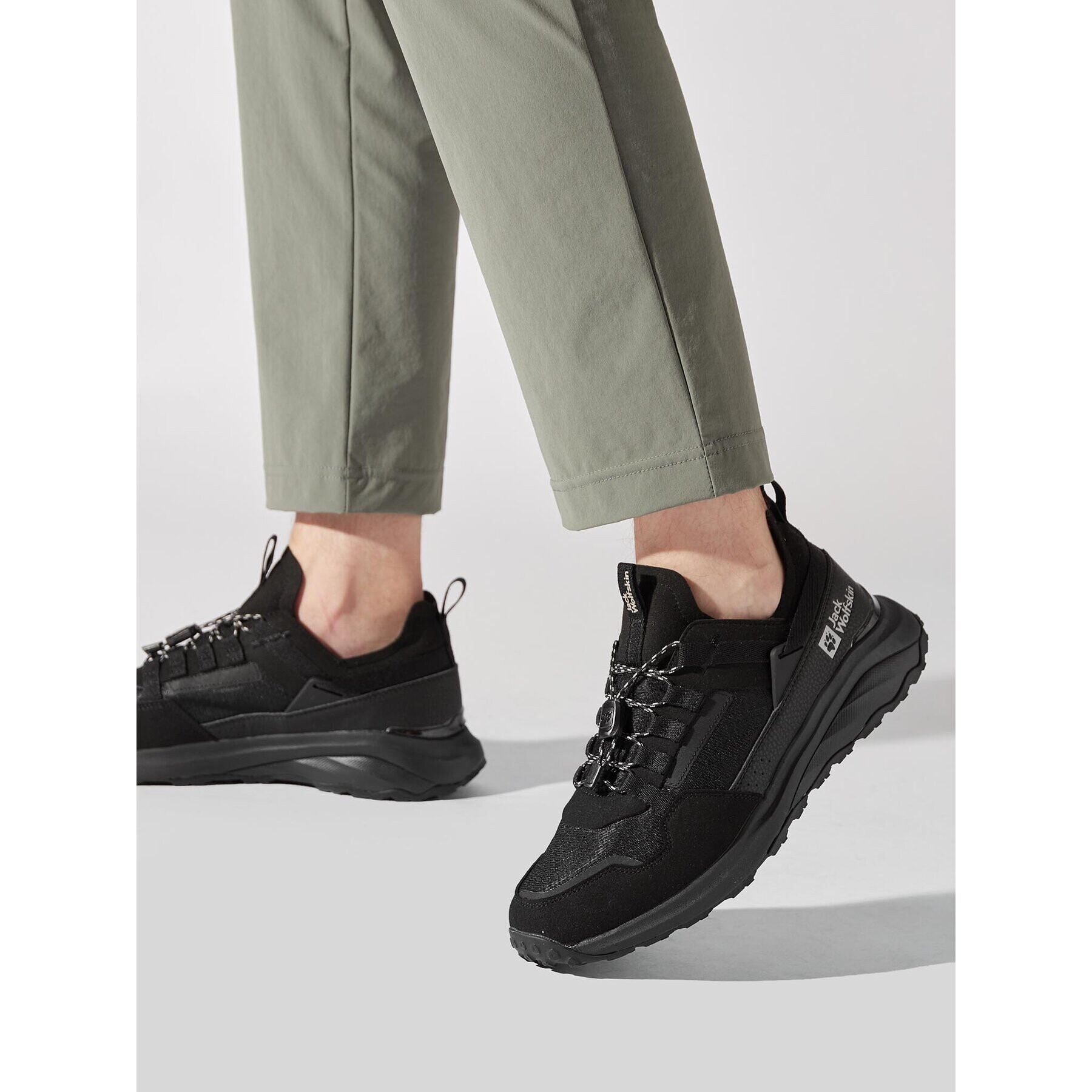Jack Wolfskin Сникърси Dromoventure Athletic Low M 4057011 Черен - Pepit.bg