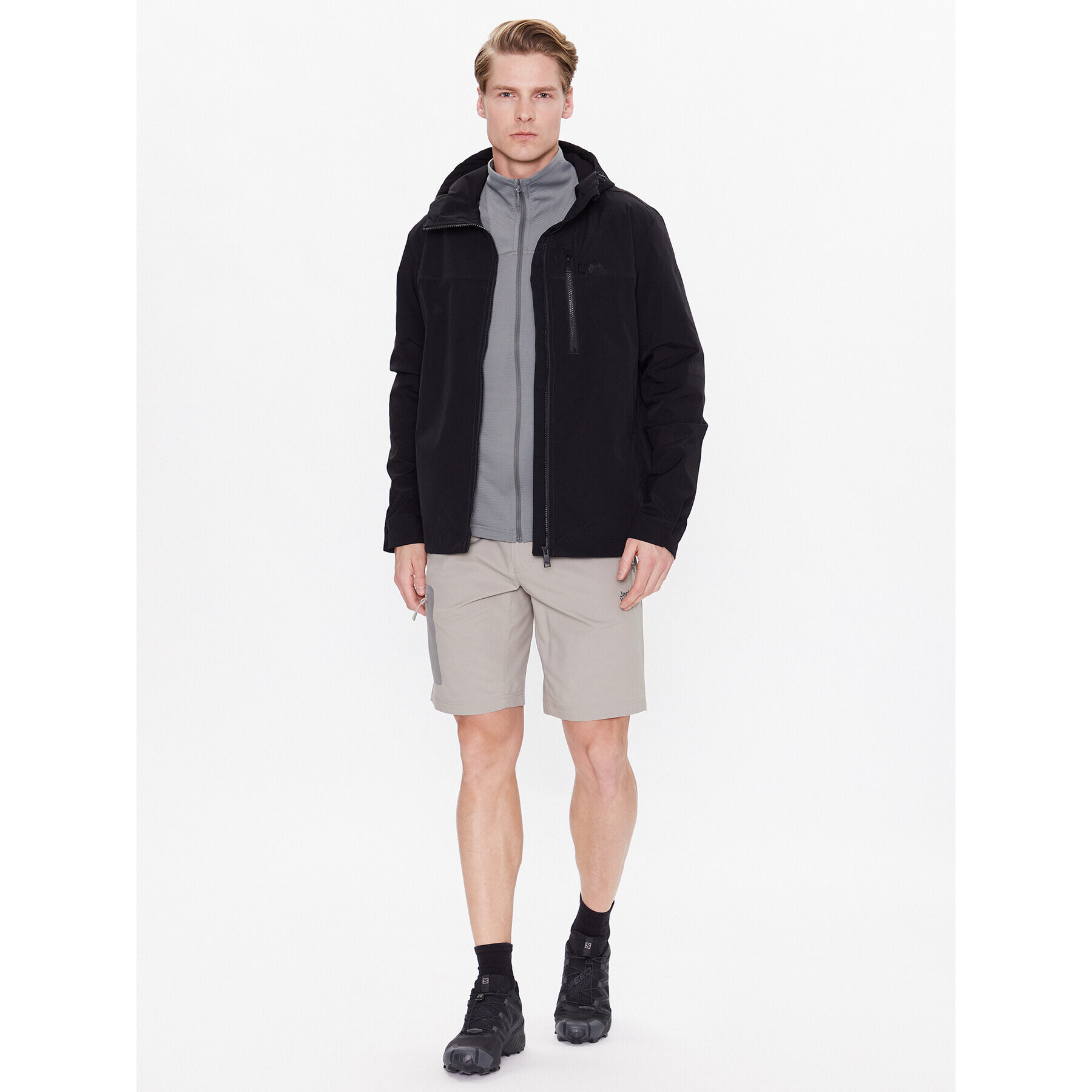 Jack Wolfskin Спортни шорти Active Track 1503791 Зелен Regular Fit - Pepit.bg