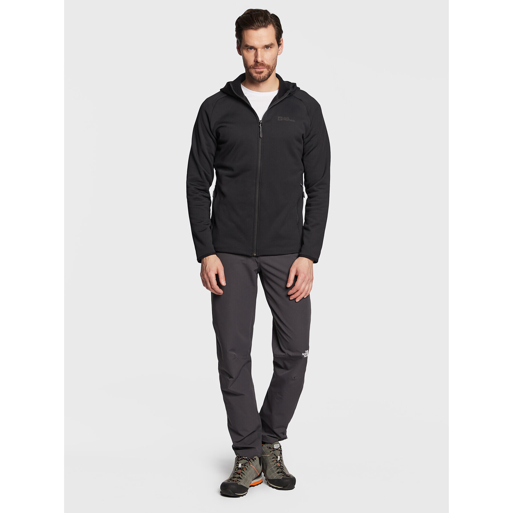 Jack Wolfskin Суитшърт Baiselberg 1710541 Черен Regular Fit - Pepit.bg