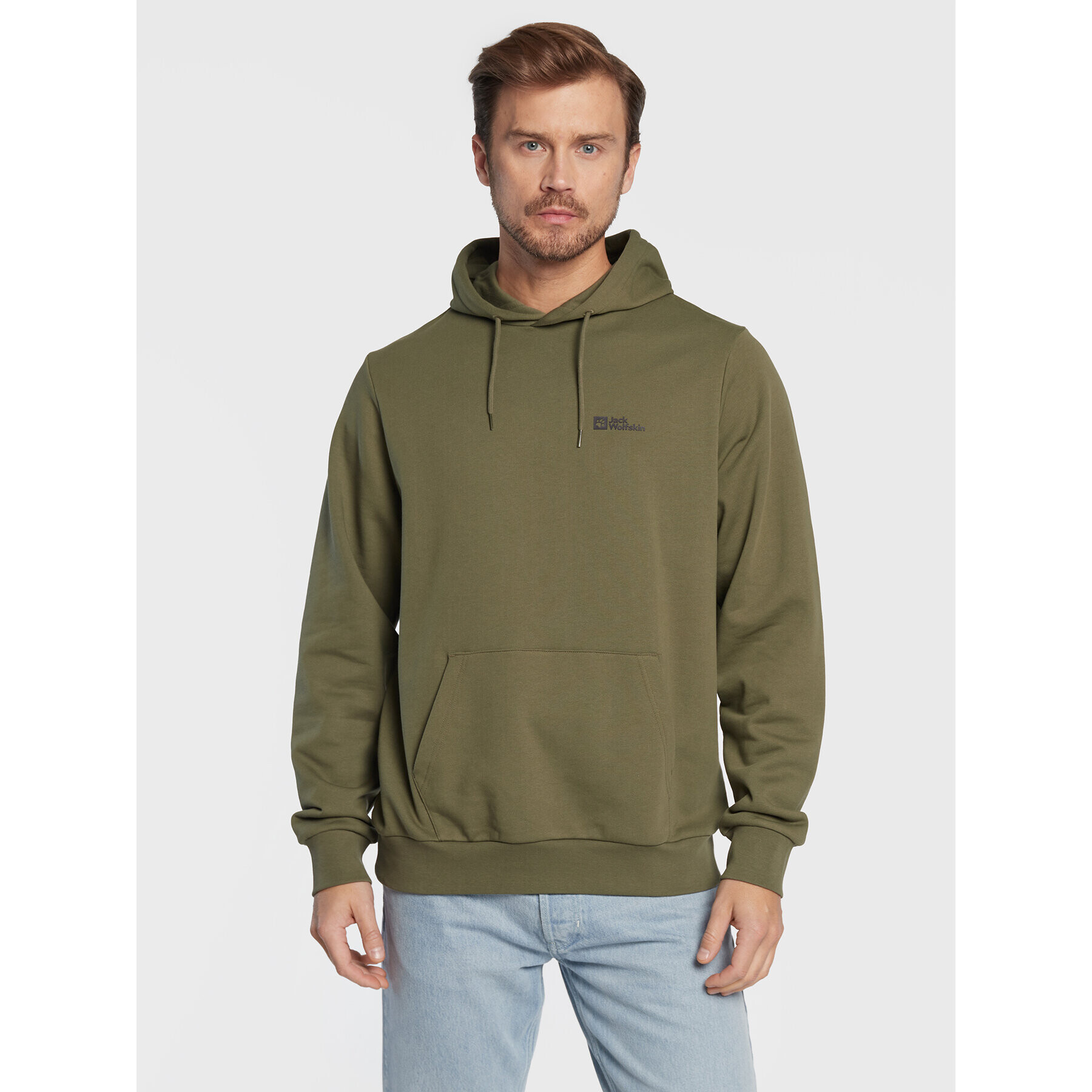 Jack Wolfskin Суитшърт Essential 1710222 Зелен Regular Fit - Pepit.bg