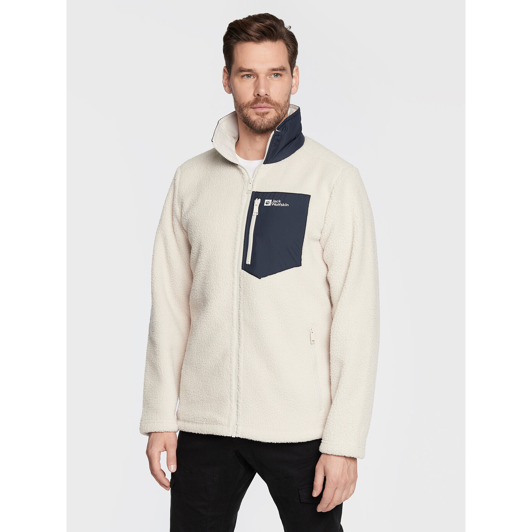 Jack Wolfskin Суитшърт Kingsway 1709002 Бежов Regular Fit - Pepit.bg
