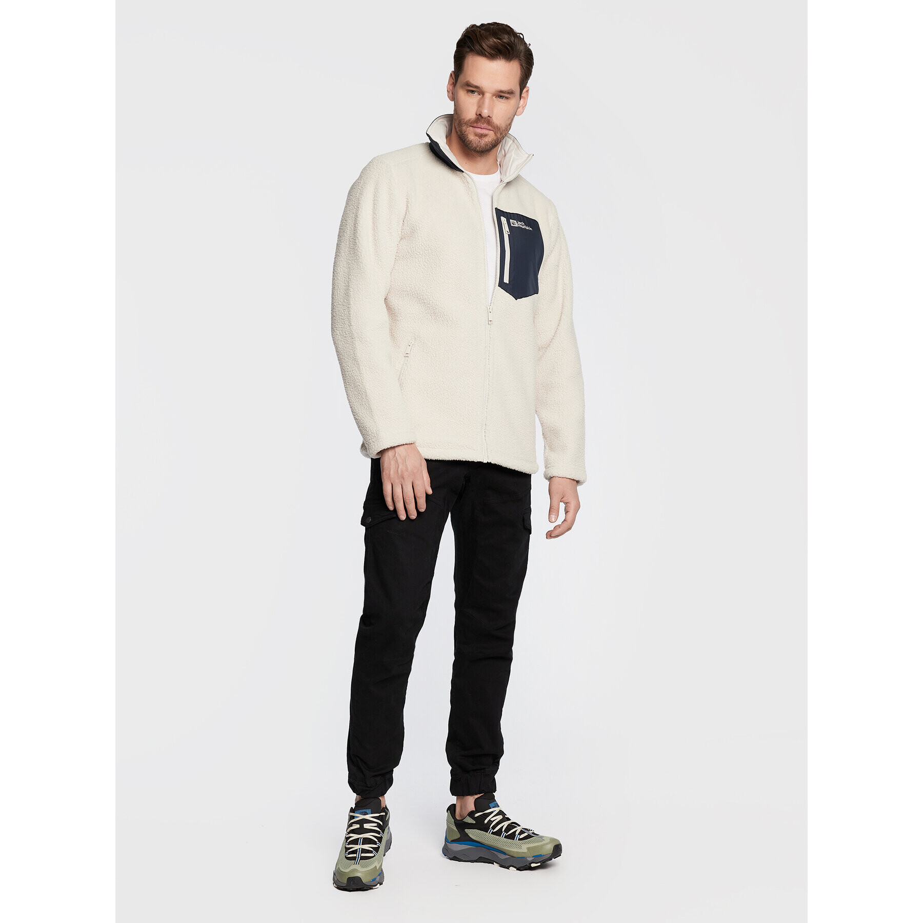 Jack Wolfskin Суитшърт Kingsway 1709002 Бежов Regular Fit - Pepit.bg