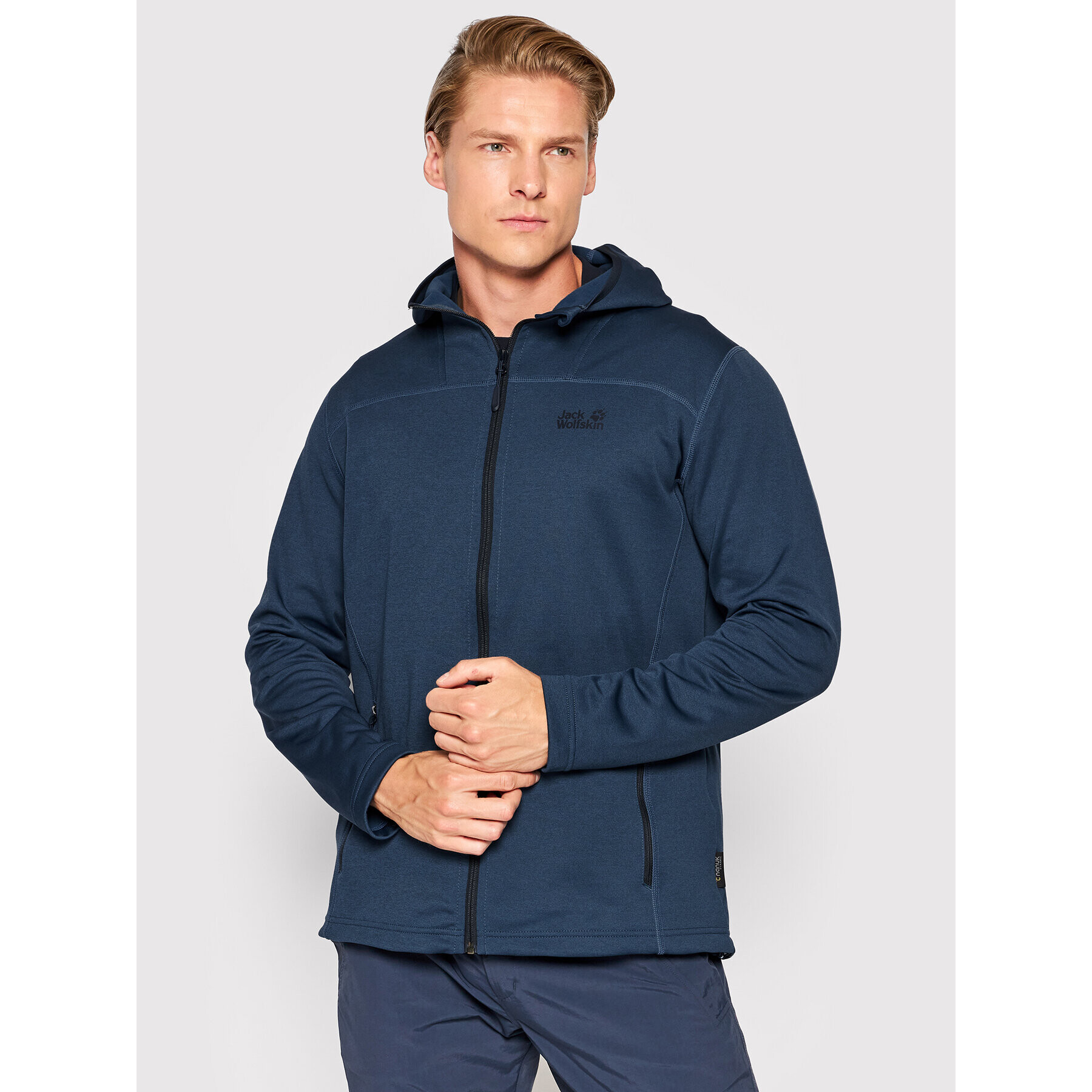 Jack Wolfskin Суитшърт от техническо трико Horizon 1708411 Тъмносин Regular Fit - Pepit.bg