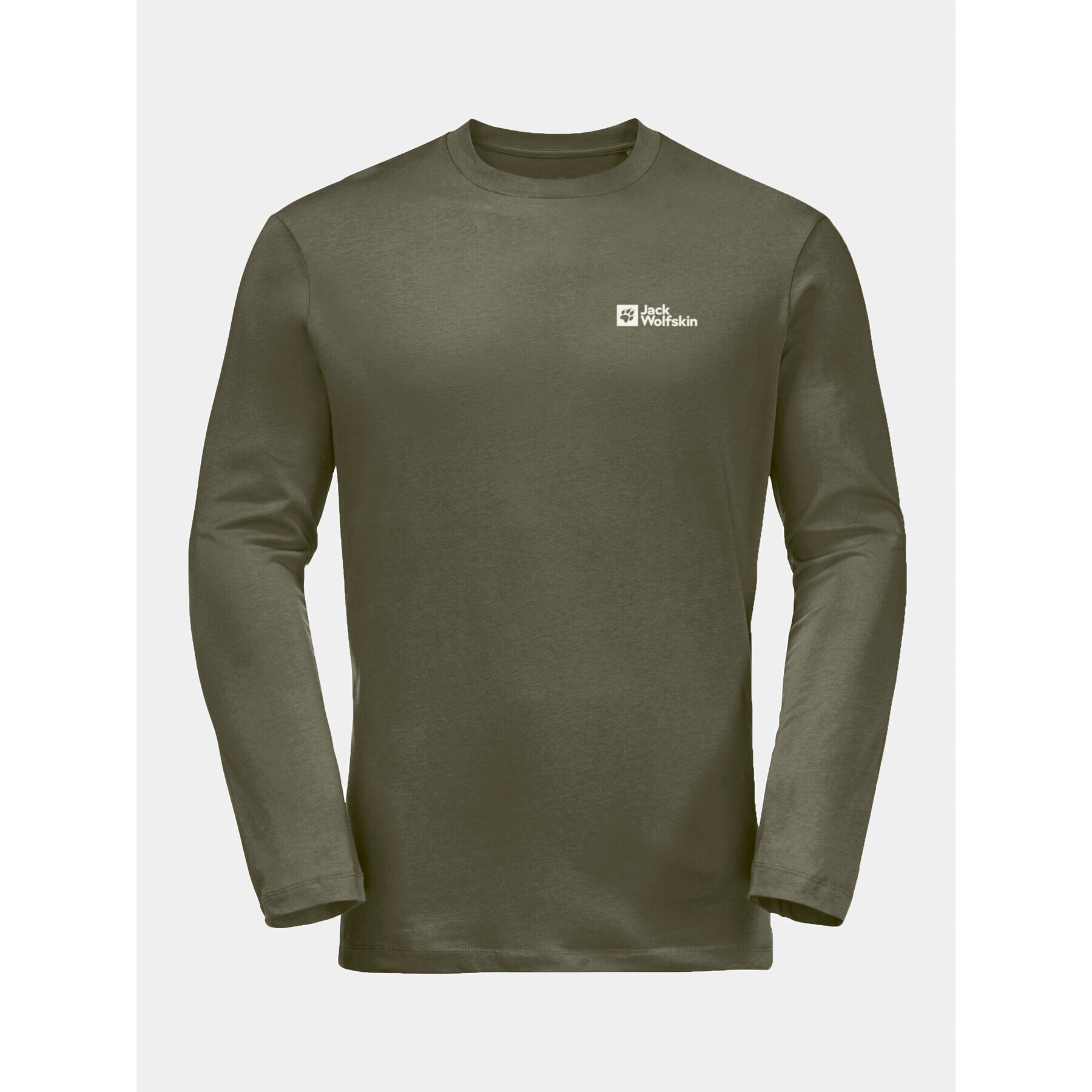 Jack Wolfskin Тениска с дълъг ръкав Essential Longsleeve 1808821 Каки Regular Fit - Pepit.bg