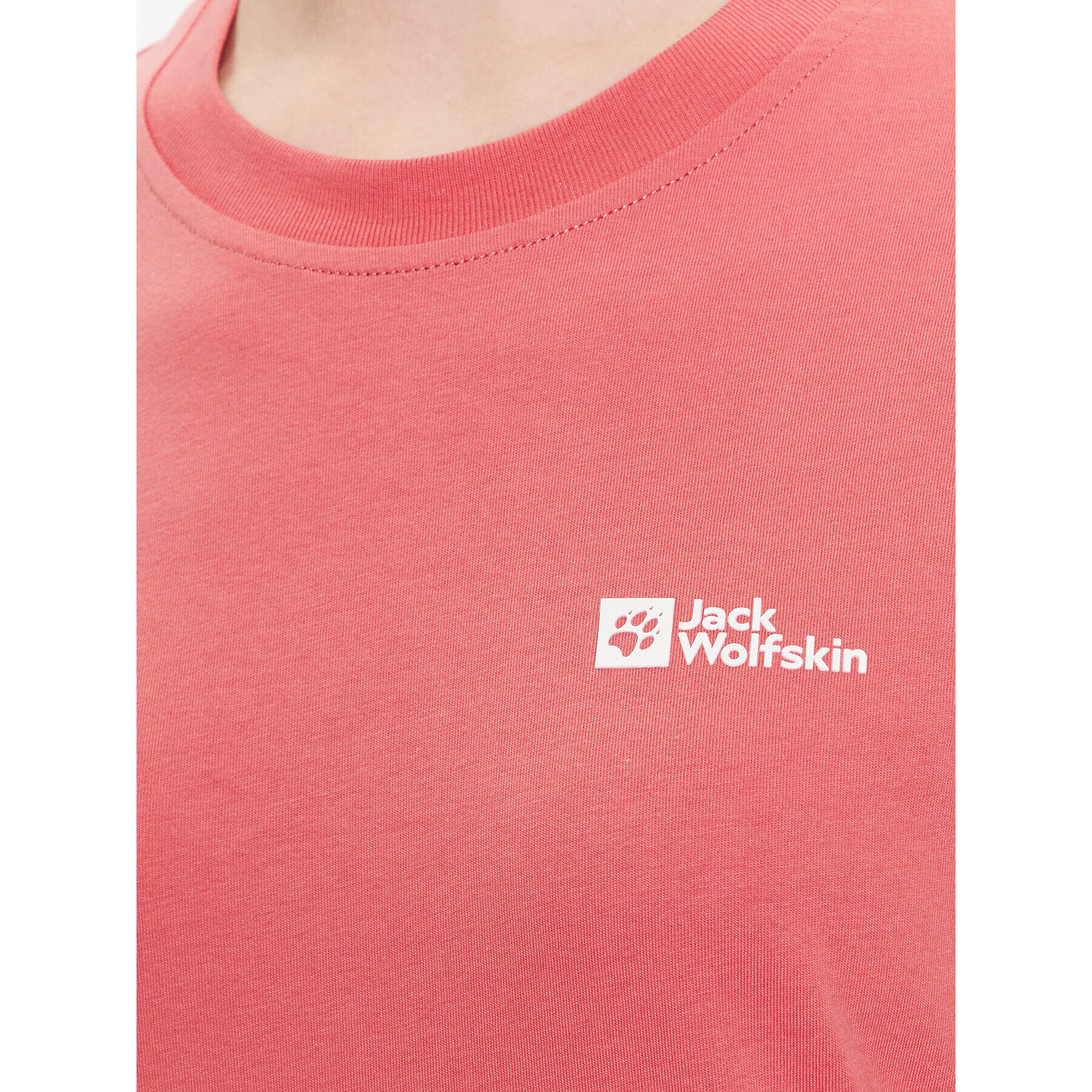 Jack Wolfskin Тишърт Essential 1808352 Червен Regular Fit - Pepit.bg