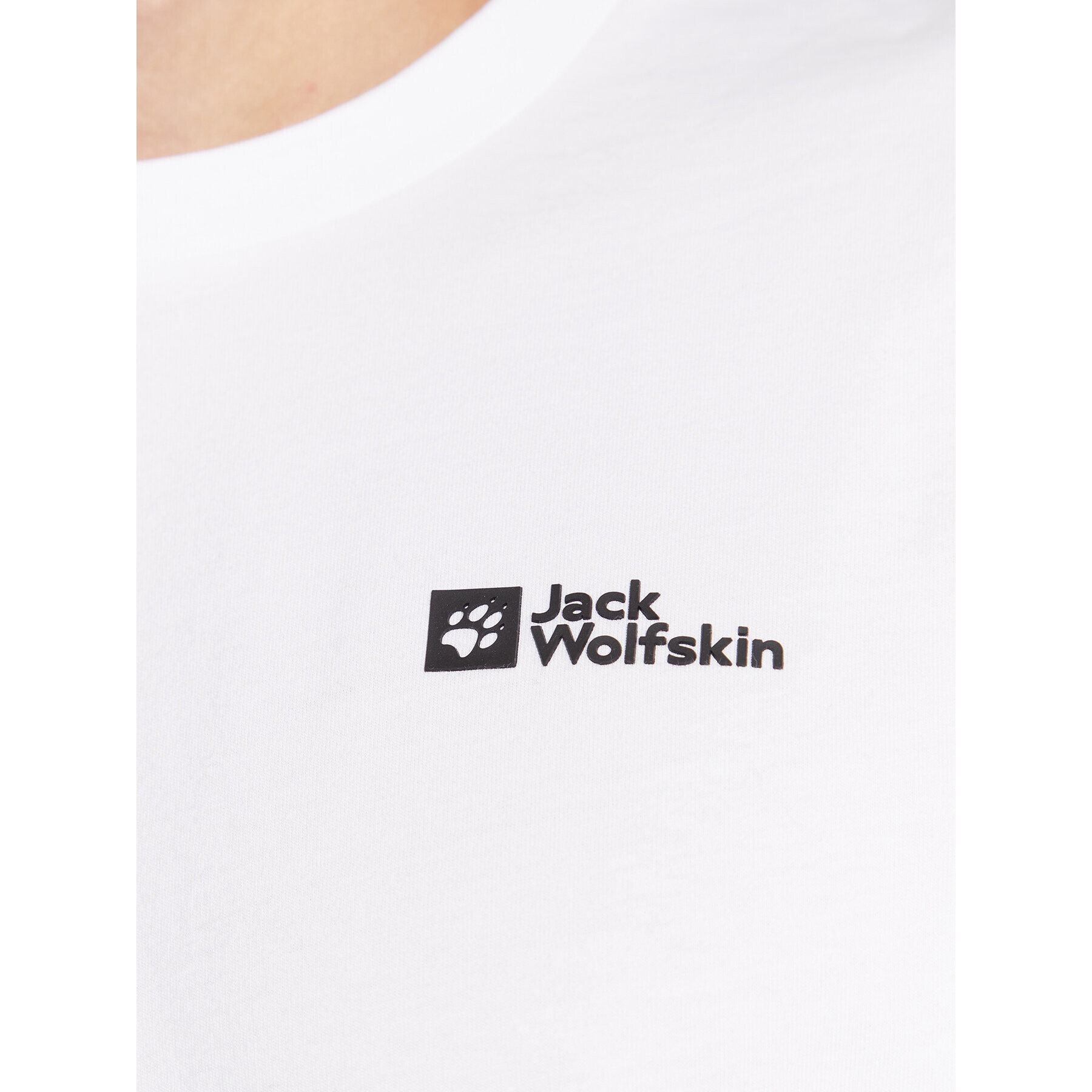 Jack Wolfskin Тишърт Essential 1808382 Бял Regular Fit - Pepit.bg