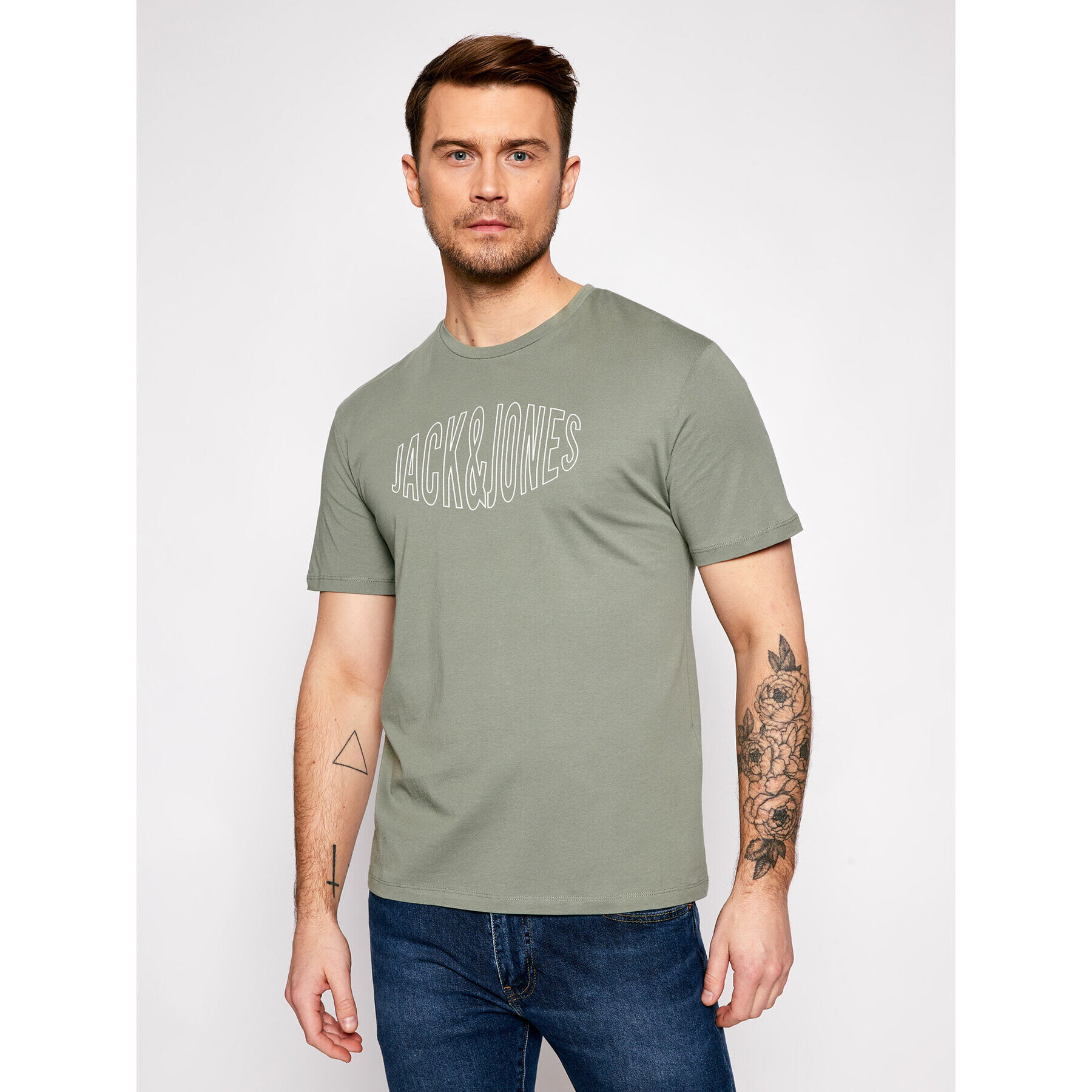 Jack Wolfskin Тишърт Preston Big 12192589 Зелен Relaxed Fit - Pepit.bg