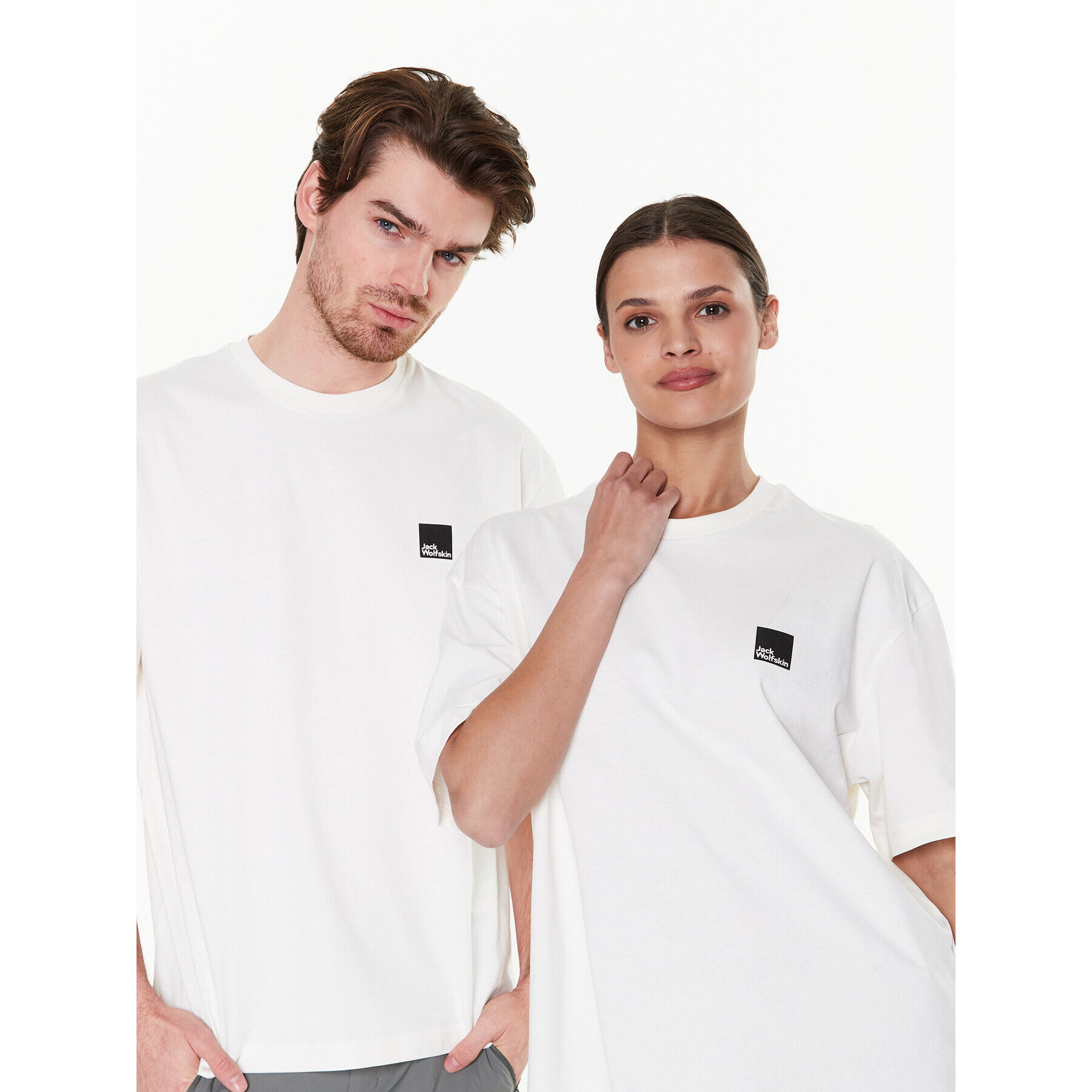 Jack Wolfskin Тишърт Unisex Eschenheimer 1809091 Бежов Regular Fit - Pepit.bg