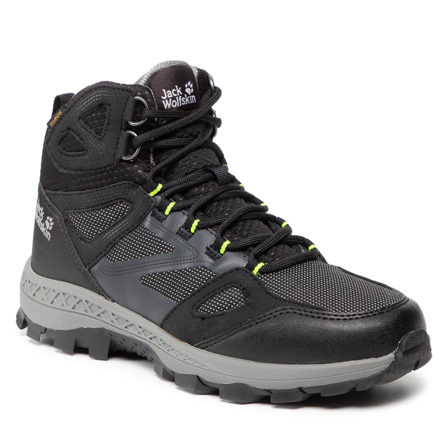 Jack Wolfskin Туристически Downhill Texapore Mid M 4043871 Черен - Pepit.bg