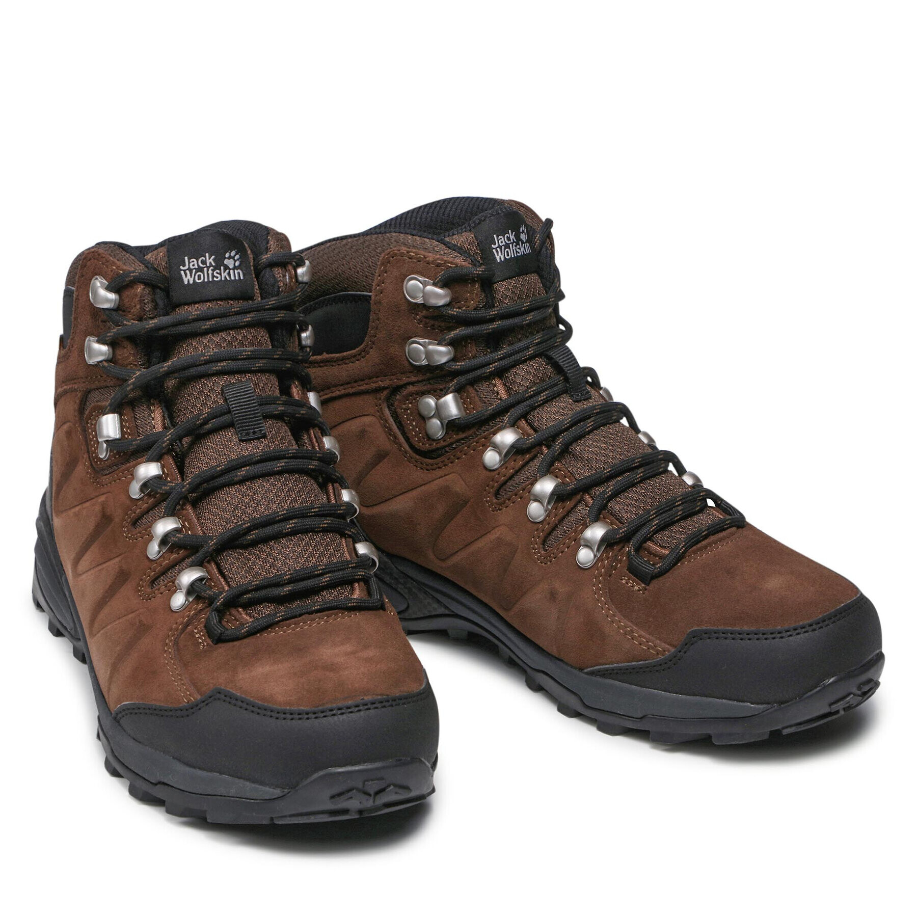 Jack Wolfskin Туристически Refugio Texapore Mid M 4049841 Кафяв - Pepit.bg