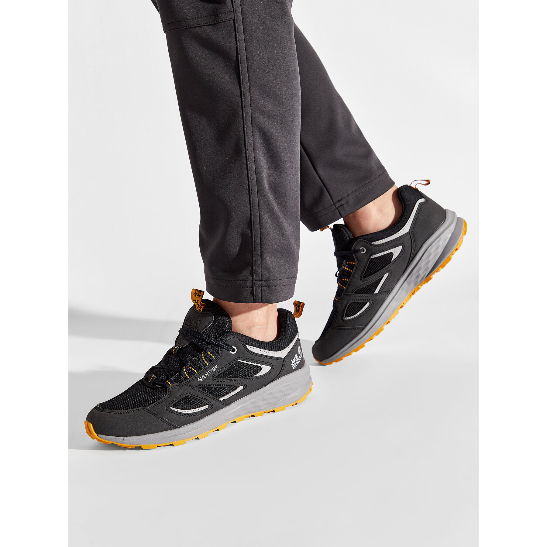 Jack Wolfskin Туристически Vojo 3 Vent Low M 4051221 Черен - Pepit.bg