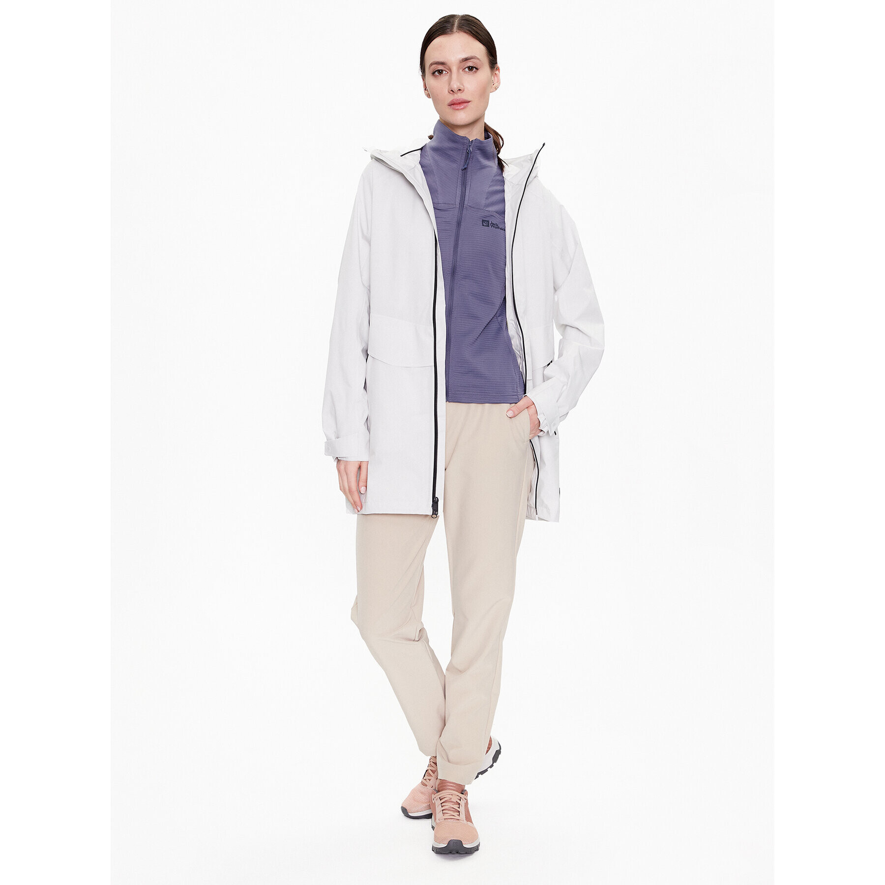 Jack Wolfskin Ветровка Mainkai 1115751 Сив Regular Fit - Pepit.bg