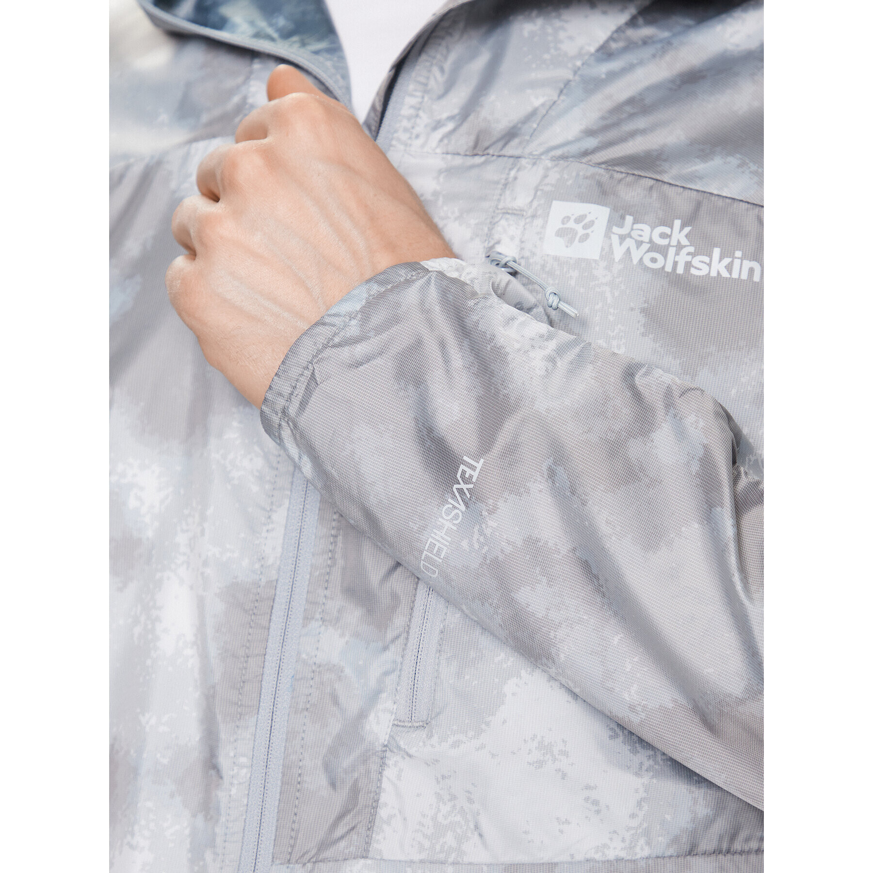 Jack Wolfskin Ветровка Prelight 1307551 Сив Regular Fit - Pepit.bg