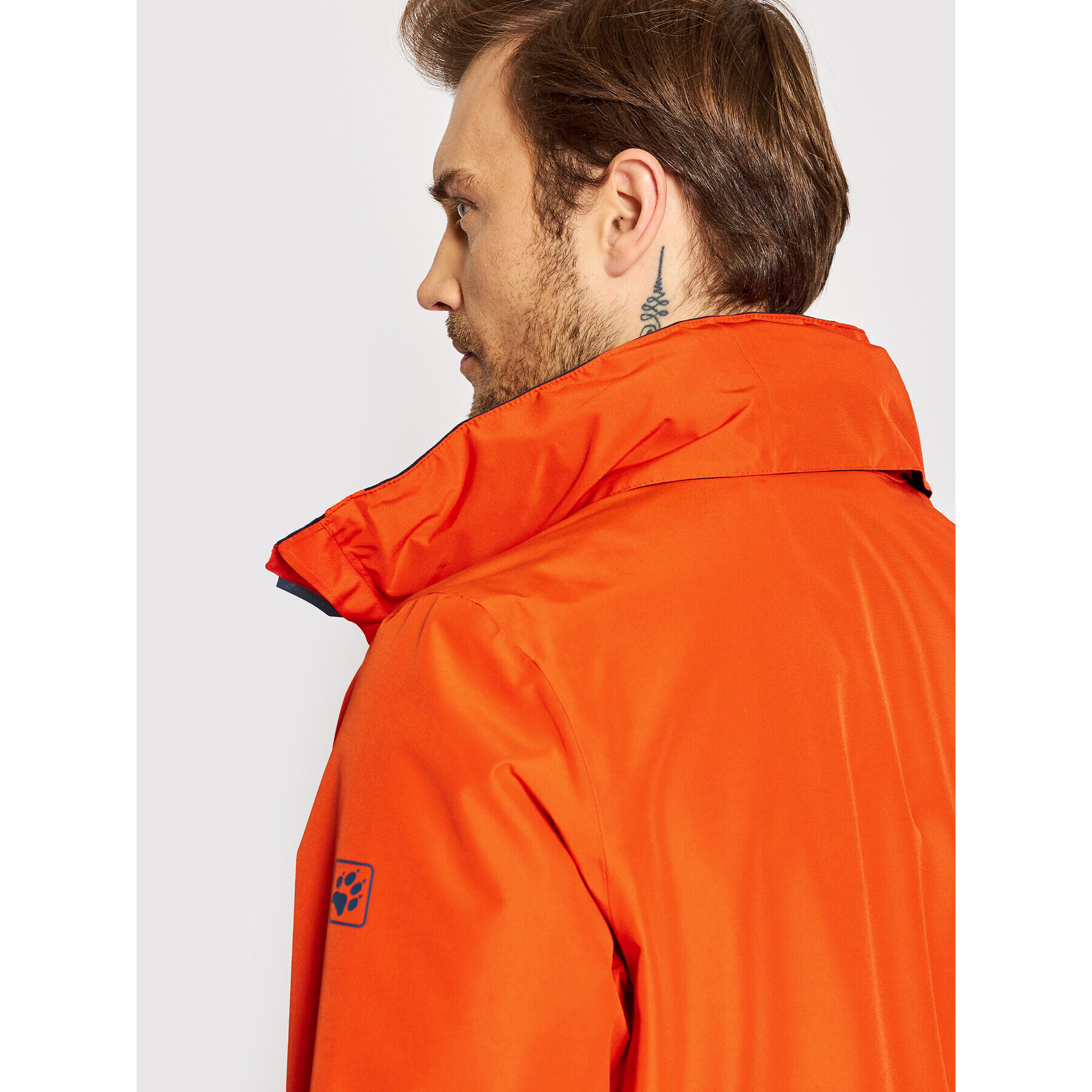 Jack Wolfskin Яке hardshell Stormy Point 1111141 Оранжев Regular Fit - Pepit.bg